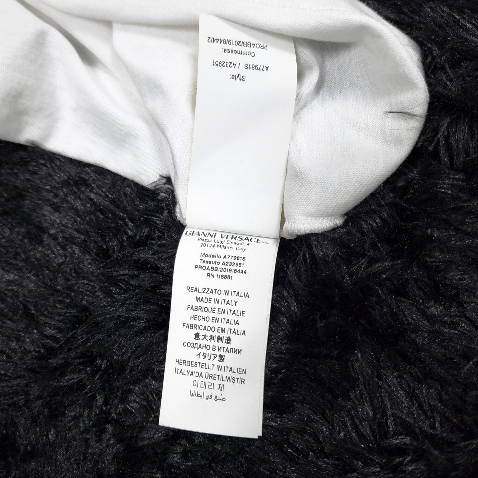 Versace Versace Painted Medusa Head T-shirt White size M | MSRP $395 Size US M / EU 48-50 / 2 - 5 Thumbnail
