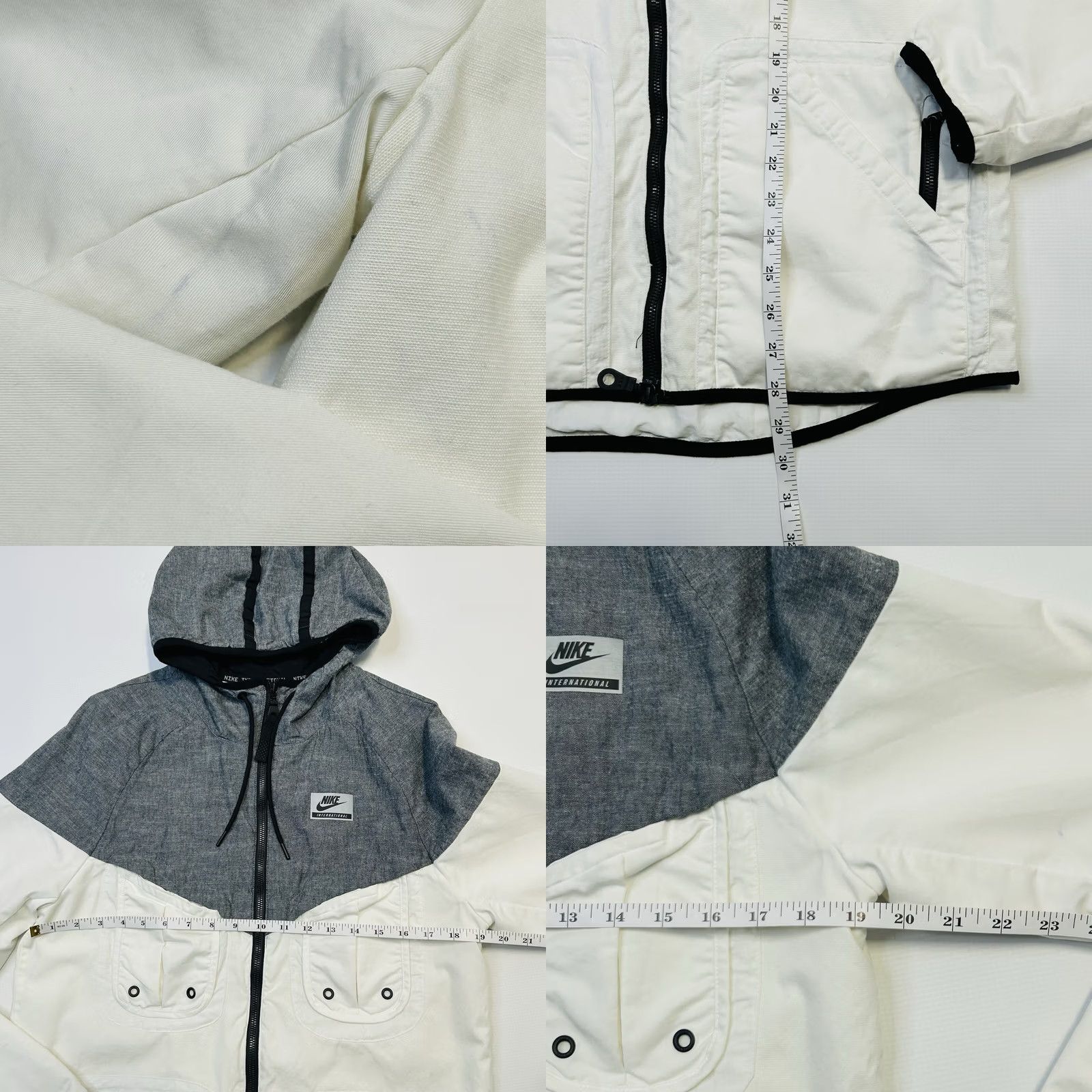 Nike VINTAGE Nike Cargo Windrunner Jacket Mens S Black White RARE Size US S / EU 44-46 / 1 - 9 Thumbnail