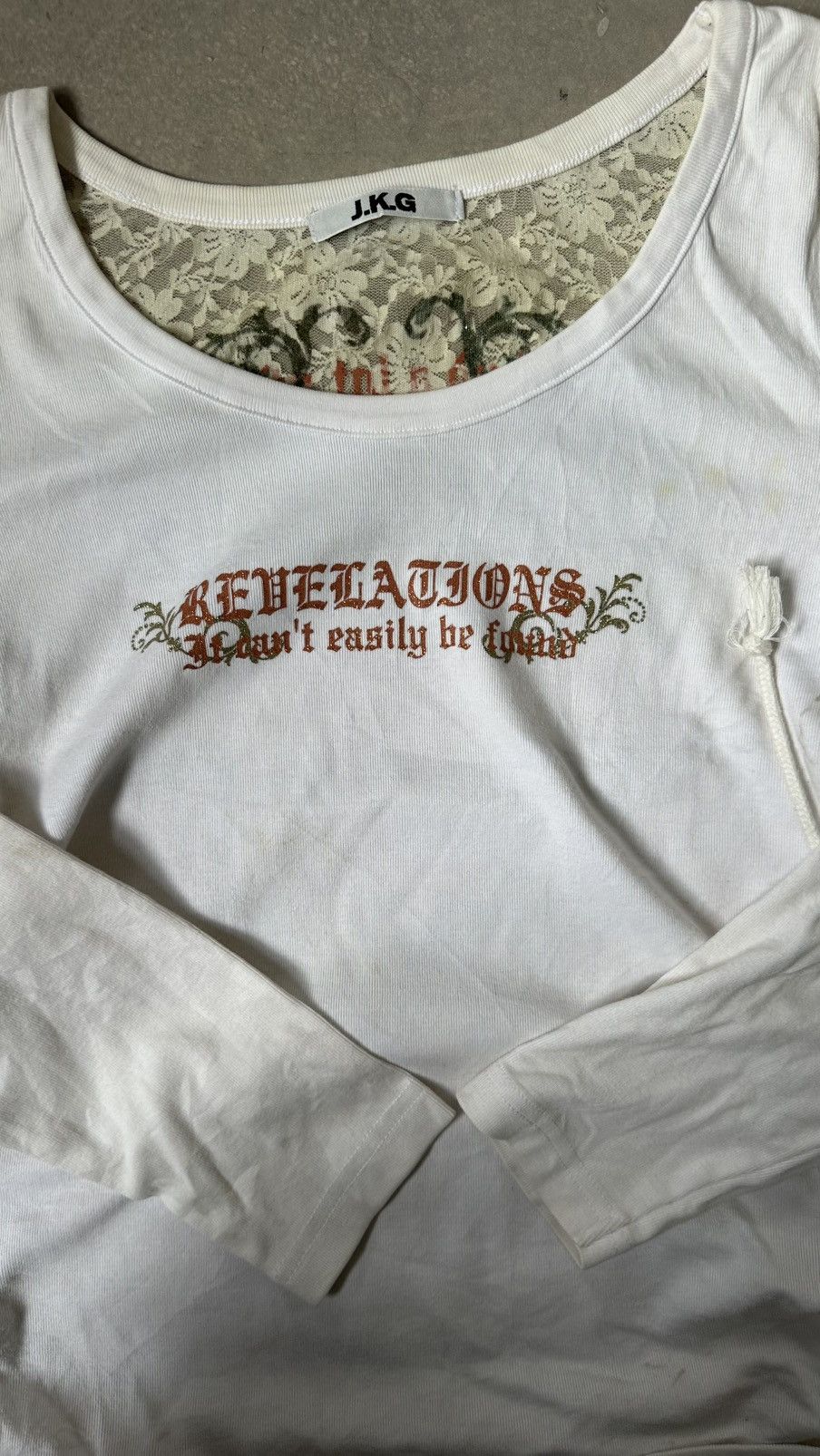 Japanese Brand VINTAGE J.K.G JAPAN POEMS TEE Size US S / EU 44-46 / 1 - 3 Thumbnail