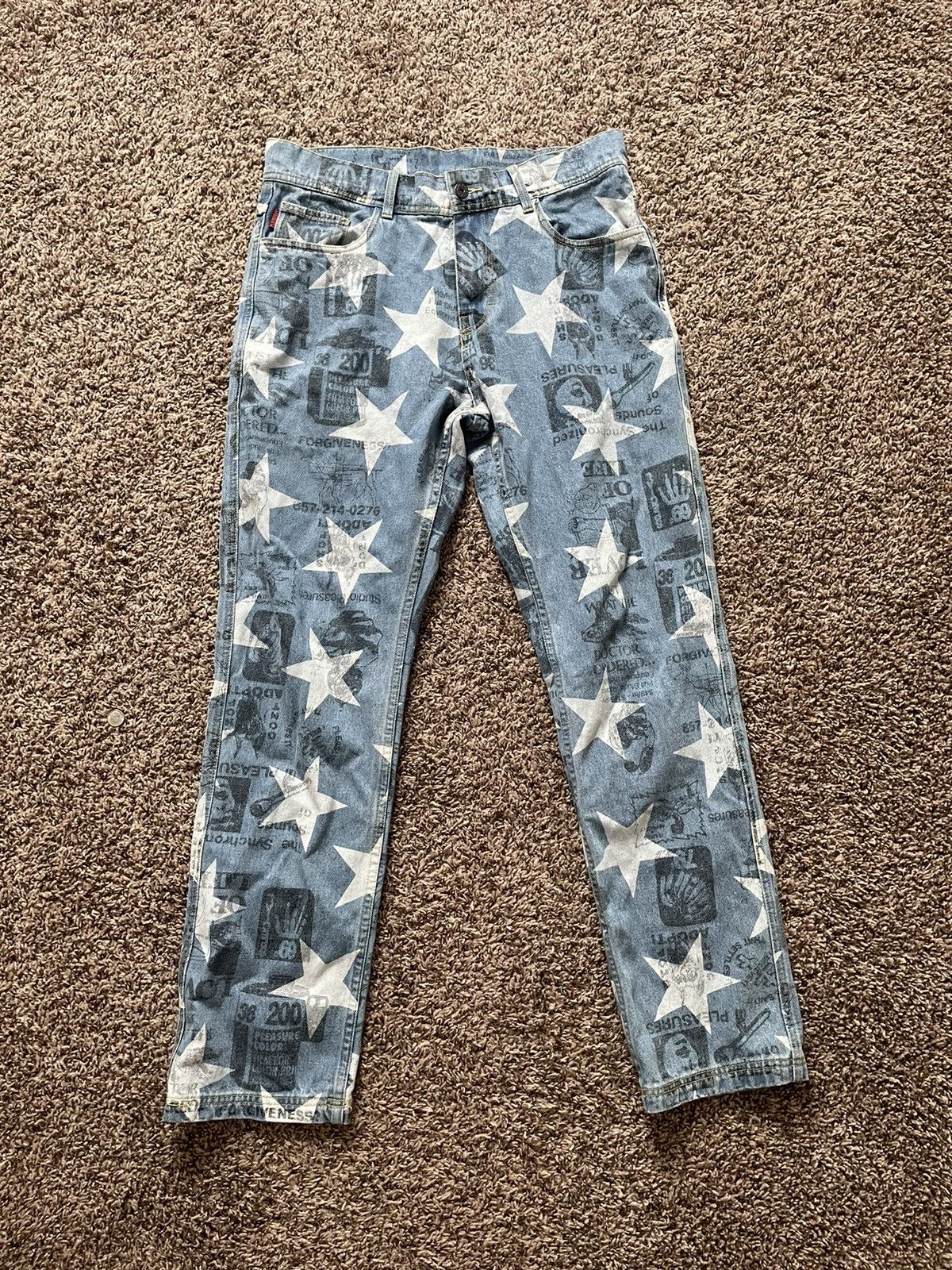 Pleasures Pleasures Star Denim Size US 32 / EU 48 - 1 Thumbnail