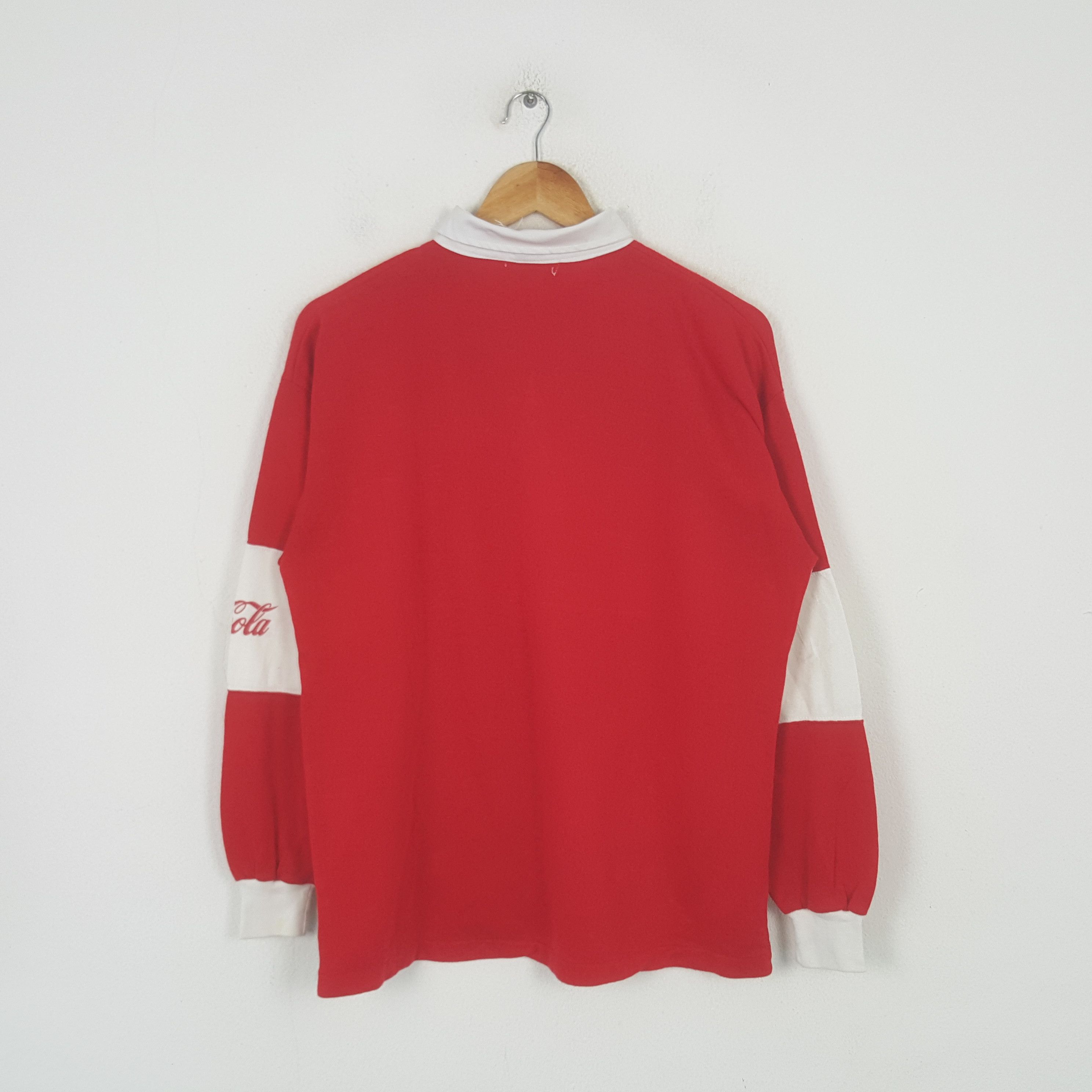 Coca Cola Vintage Coca Cola Logo Collared Shirt C294N53 Size US L / EU 52-54 / 3 - 3 Thumbnail