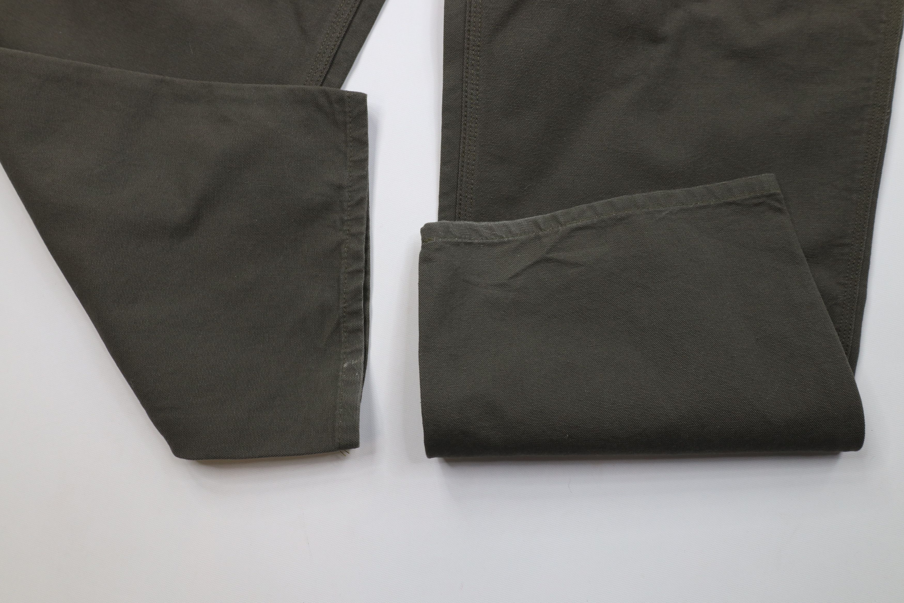 Carhartt Vintage Y2K Carhartt Wide Leg Dungaree Pants Moss Green Size US 42 / EU 58 - 6 Thumbnail