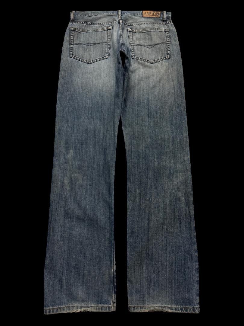 Japanese Brand THRASHED Japanese Straight Leg Rusty Mudwash Distressed Size US 32 / EU 48 - 1 Thumbnail