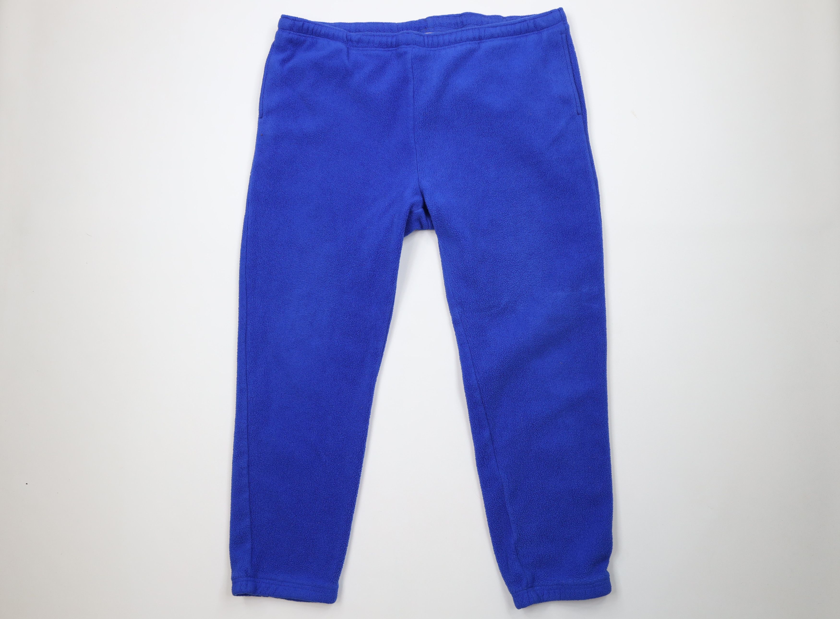 Lands' End Vintage 90s Lands End Polartec Fleece Sweatpants Blue USA Size 36" / US 14 / IT 50 - 1 Thumbnail