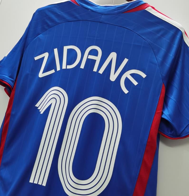 Other 2006 World Cup France #10 Zidane Jersey Size US XXL / EU 58 / 5 - 3 Thumbnail