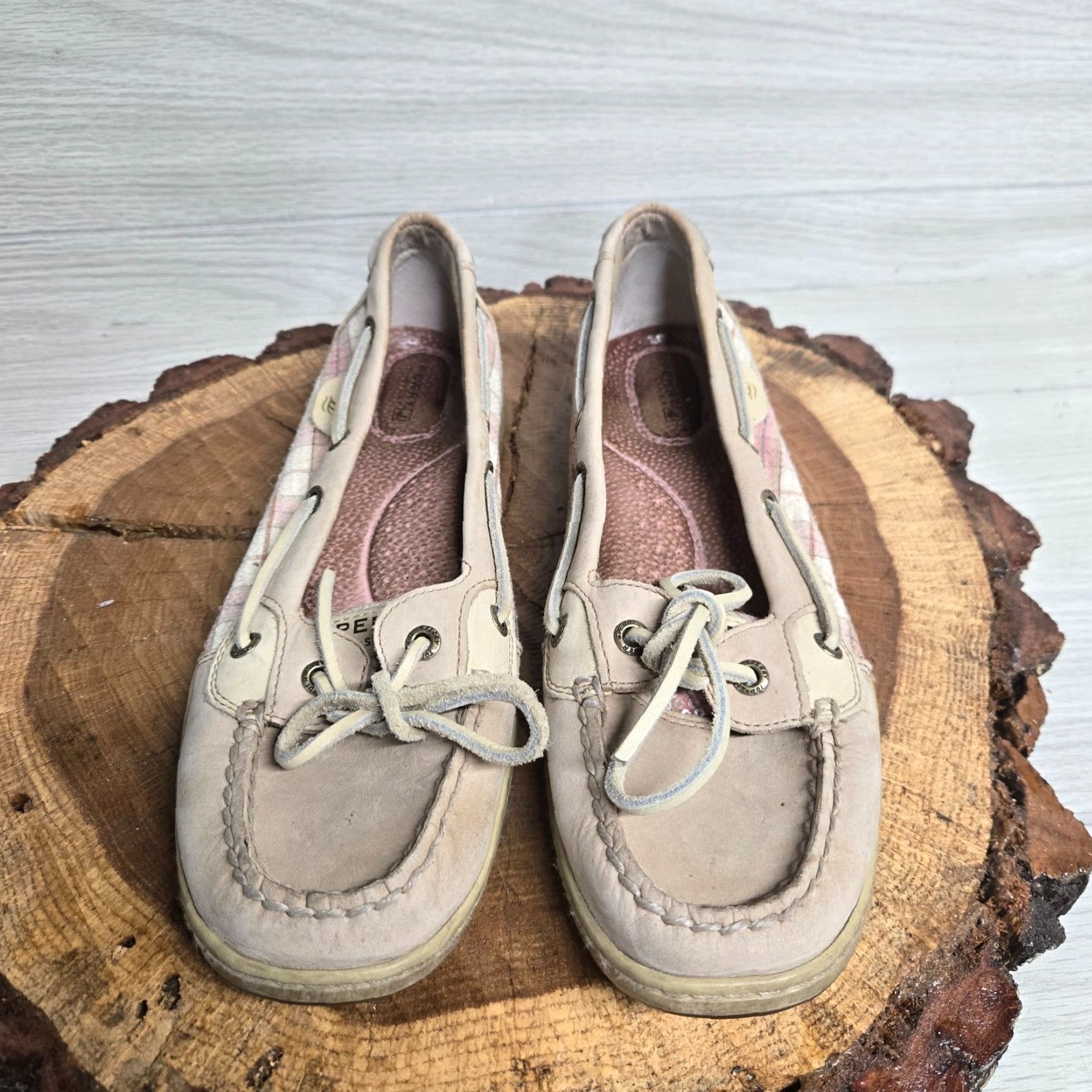 Sperry SPERRY Top Sider Angelfish Boat Shoes Slip On Brown Adult Women 10M Classic Nautical Size L / US 10 / IT 46 - 3 Thumbnail