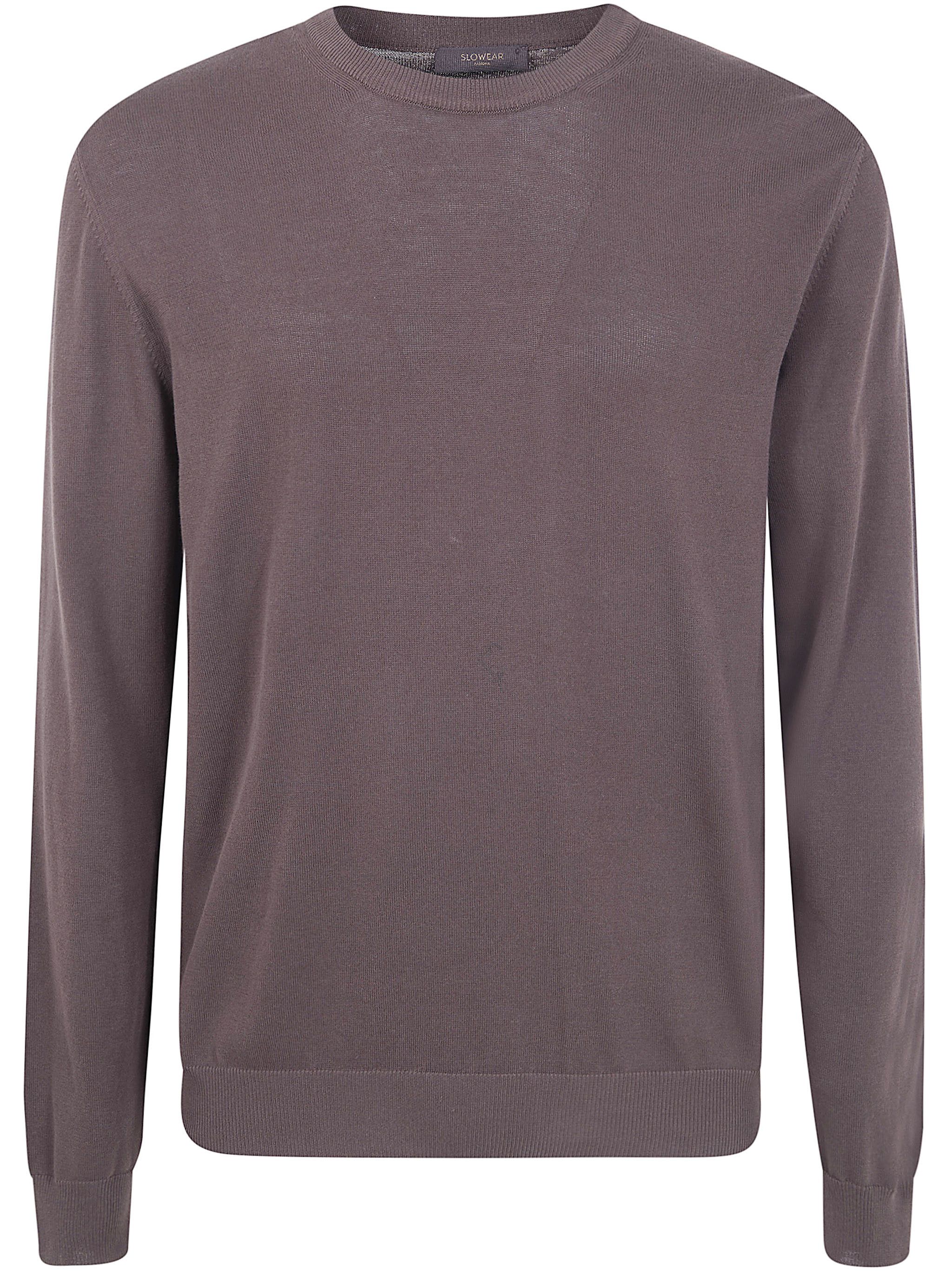 Zanone ROUND NECK SLIM FIT SWEATER Size US XL / EU 56 / 4 - 1 Thumbnail