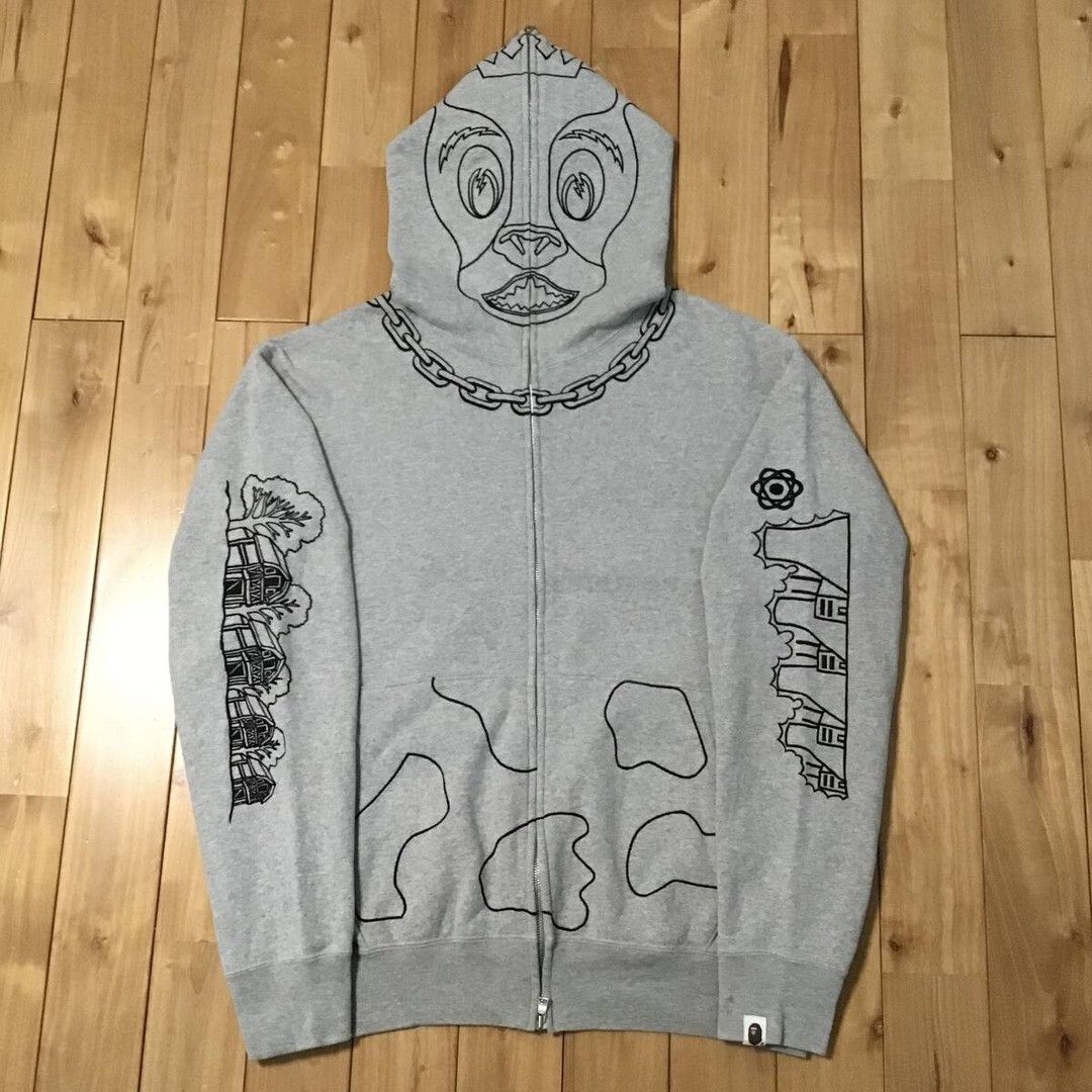 BAPE Holstein full zip hoodie a bathing ape NIGO