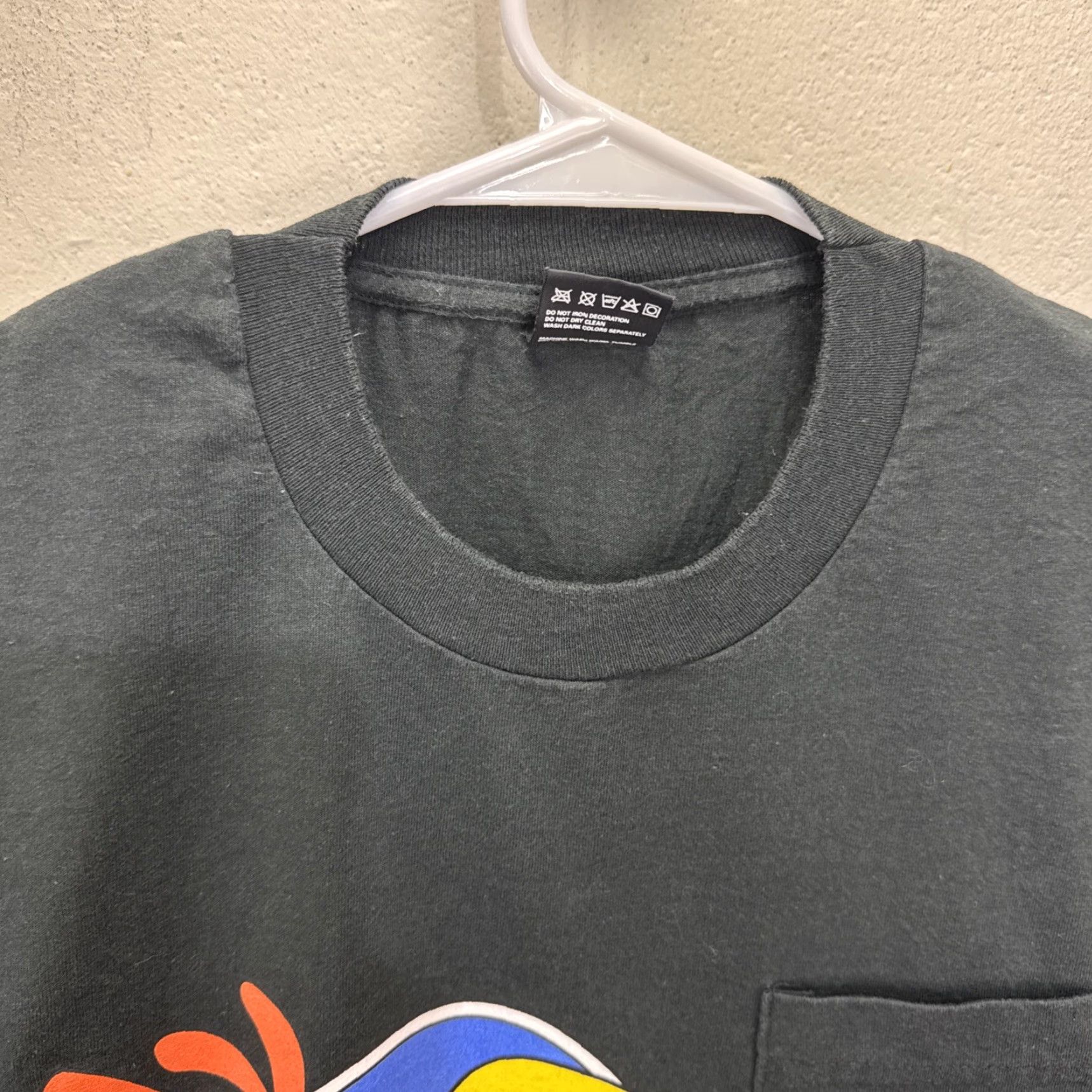 Fruit Of The Loom Vintage Cocoa Puffs Promo T-Shirt Men Large Black 90s Food Cartoon Logo USA Fruit of the Loom Size US L / EU 52-54 / 3 - 4 Thumbnail