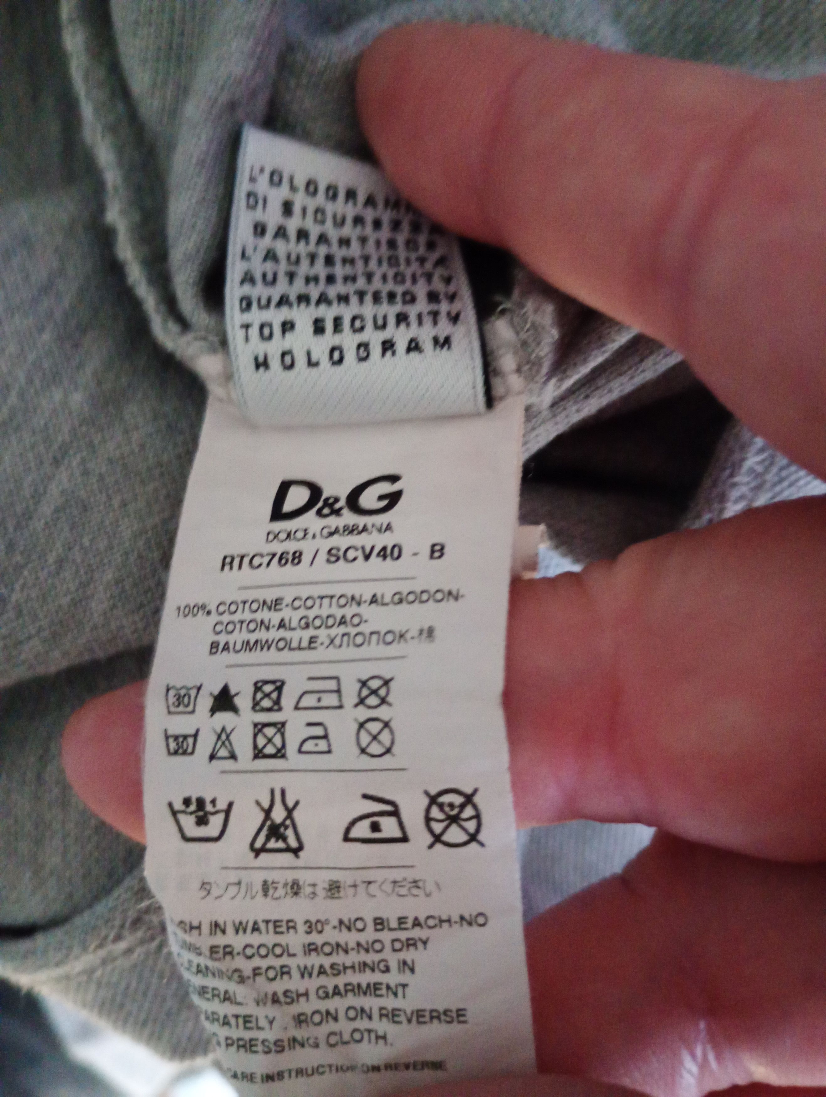 Designer × Dolce & Gabbana Dolce & Gabbana Polo Shirt Vintage 90's Size US L / EU 52-54 / 3 - 12 Thumbnail