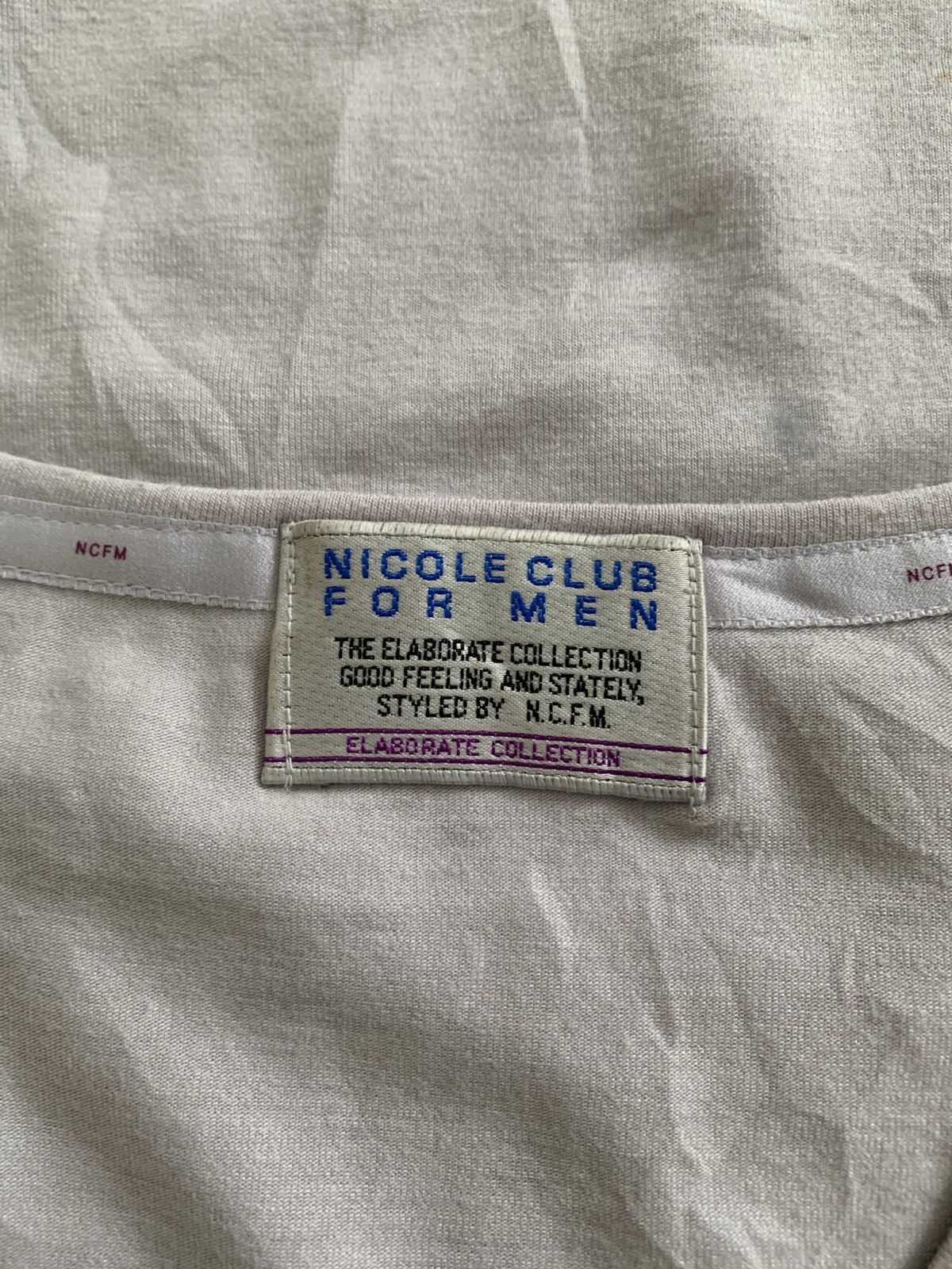 Nicole Club NCFM Nicole Club For Men Poem Printed Tshirt Size US S / EU 44-46 / 1 - 5 Thumbnail