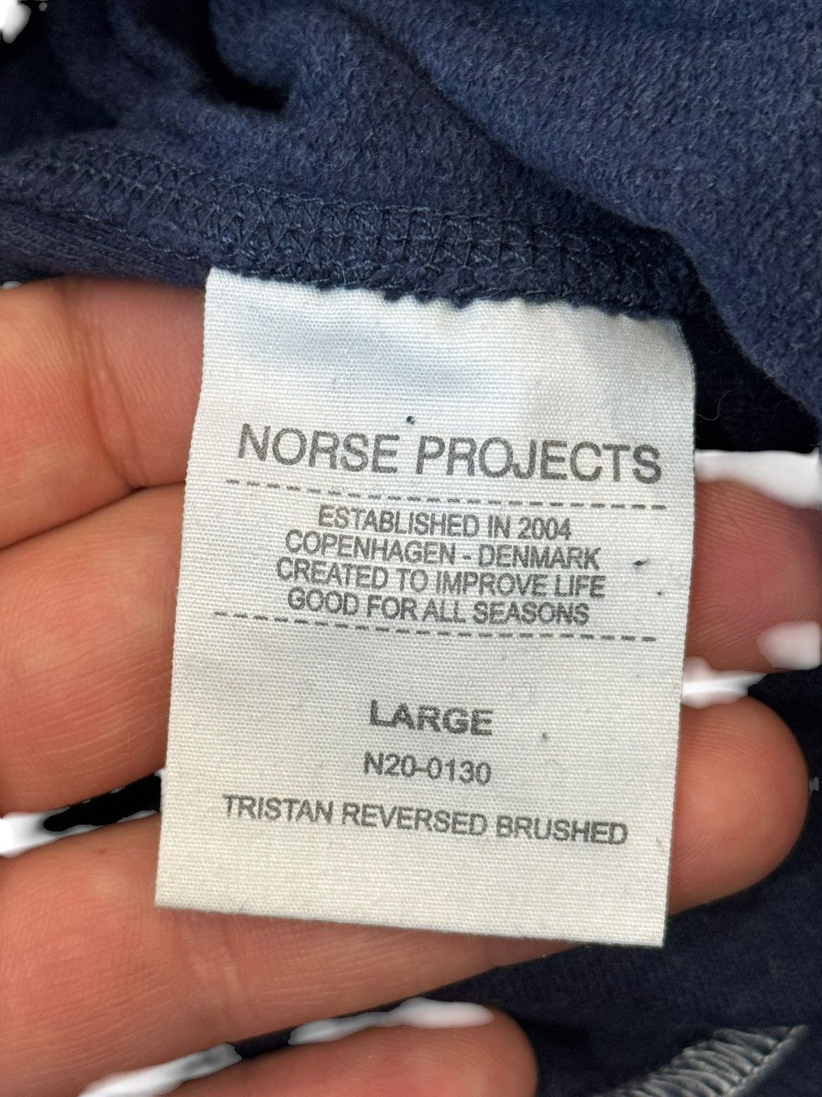 Norse Projects Norse Projects Tristan Reverse Brushed Sweatshirt Large Size US L / EU 52-54 / 3 - 4 Thumbnail