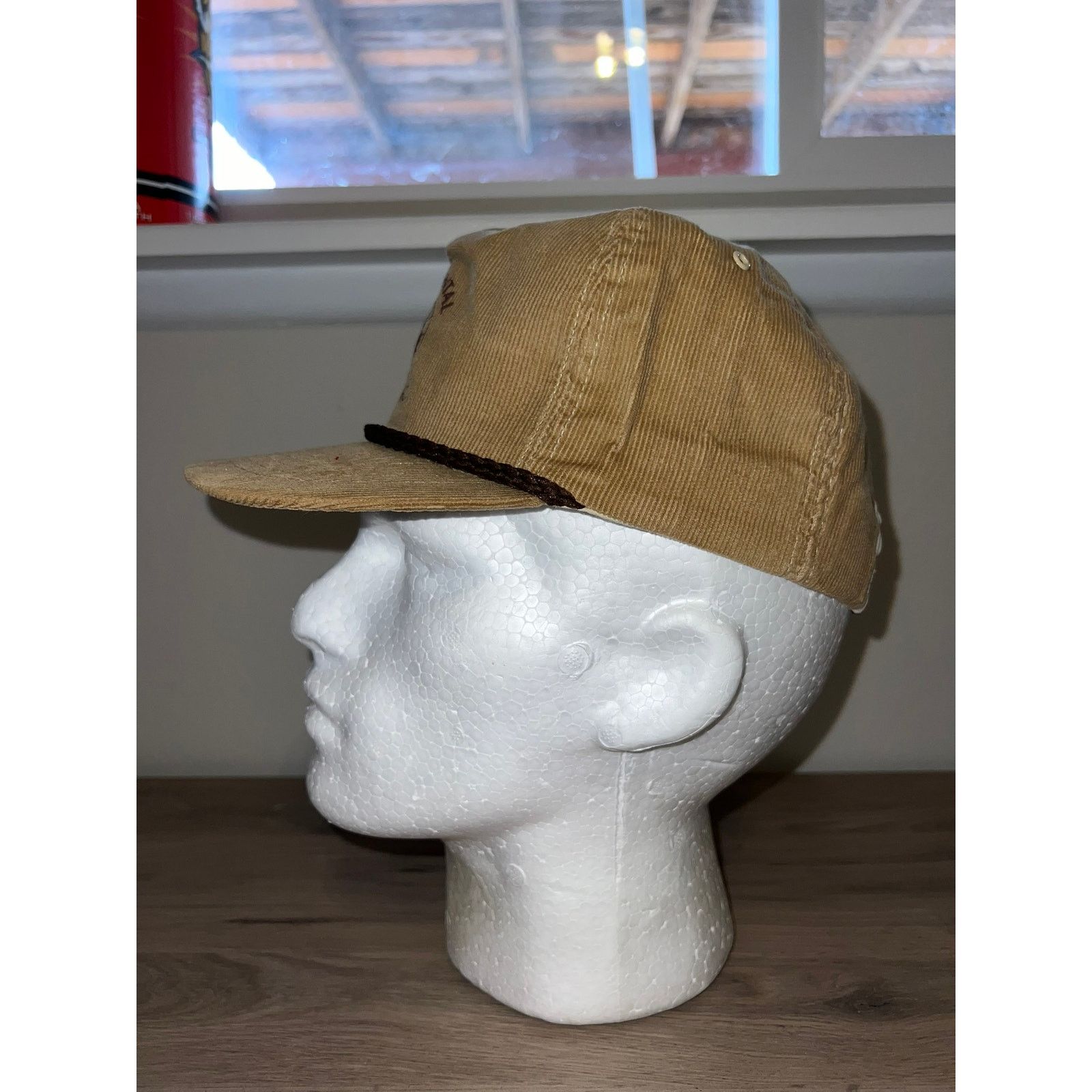 Vintage Vintage Continental Lime Inc. Brown Hat Headwear Corduroy Size ONE SIZE - 3 Thumbnail
