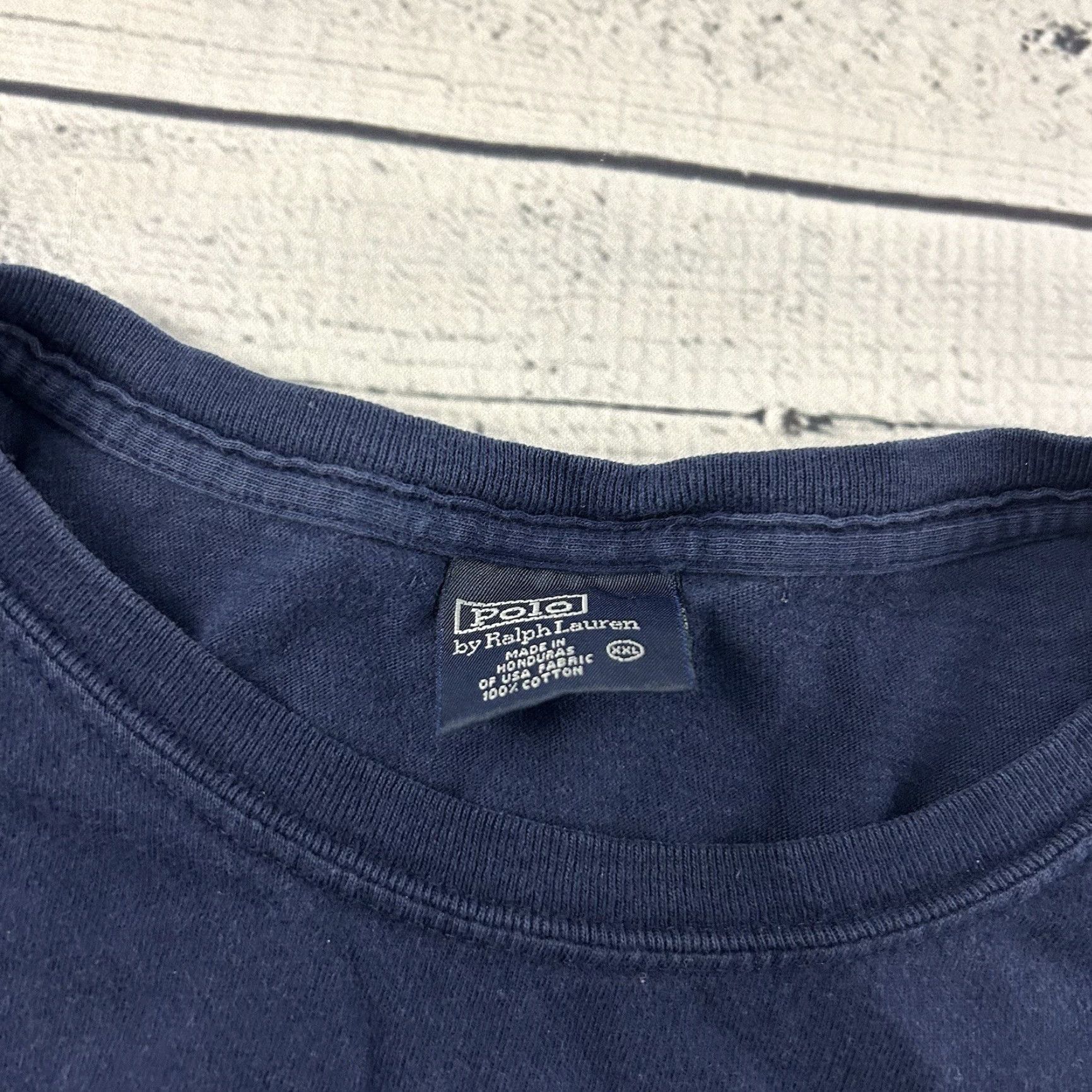 Ralph Lauren Y2K Polo Ralph Lauren Long Sleeve T Shirt Men's XXL Solid Blue Size US XXL / EU 58 / 5 - 2 Thumbnail