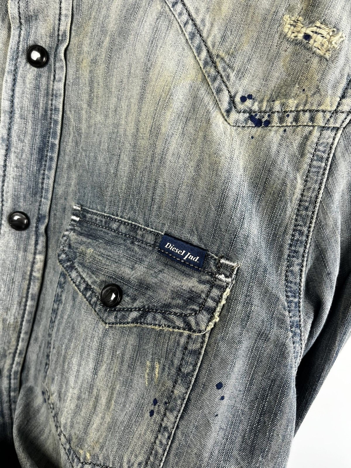 Diesel Diesel denim shirt Japanese style vintage 90s Size US M / EU 48-50 / 2 - 21 Thumbnail