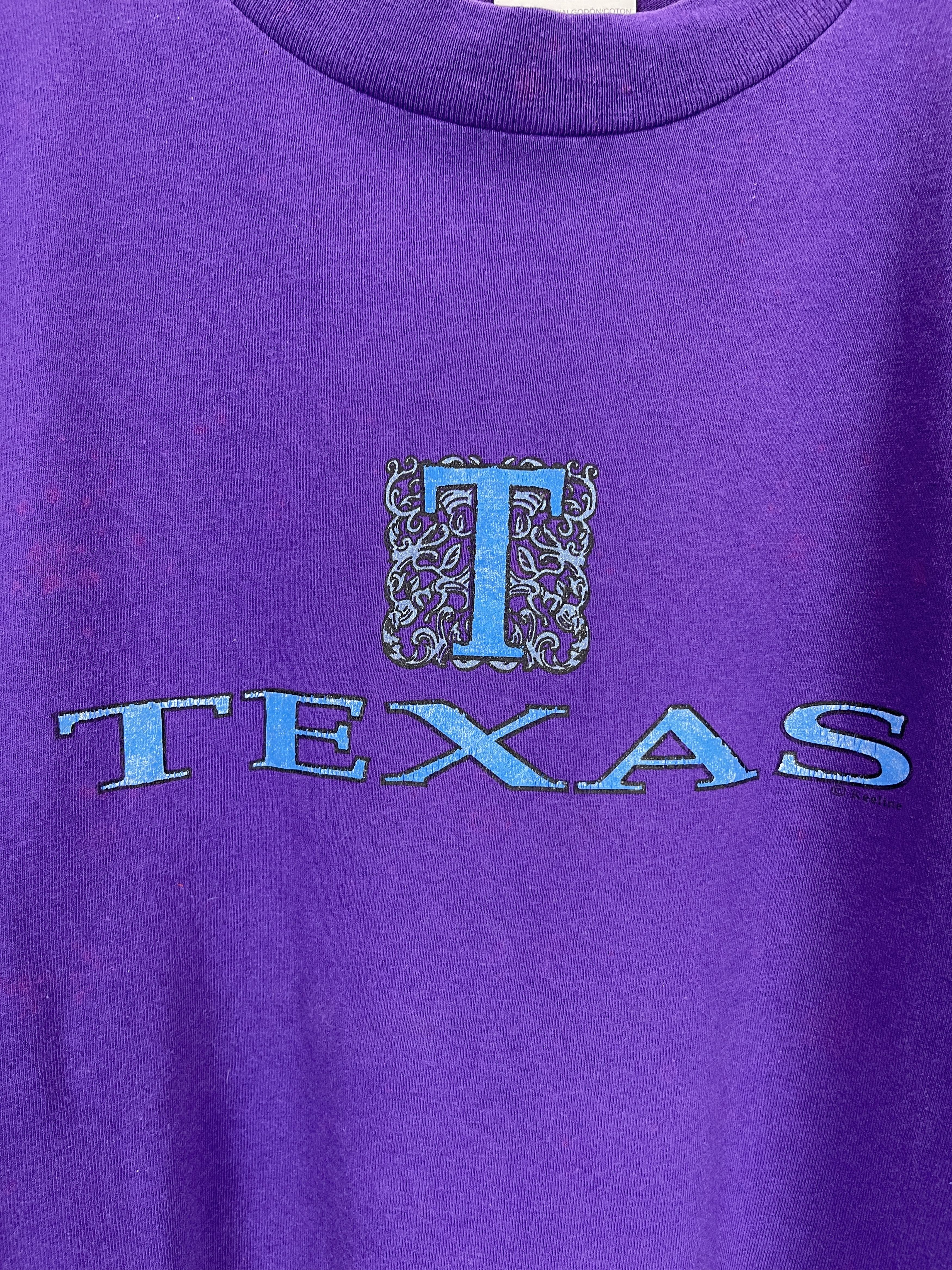 Tultex Vintage 90s Texas America T-Shirt TA0425 Size US XL / EU 56 / 4 - 8 Thumbnail