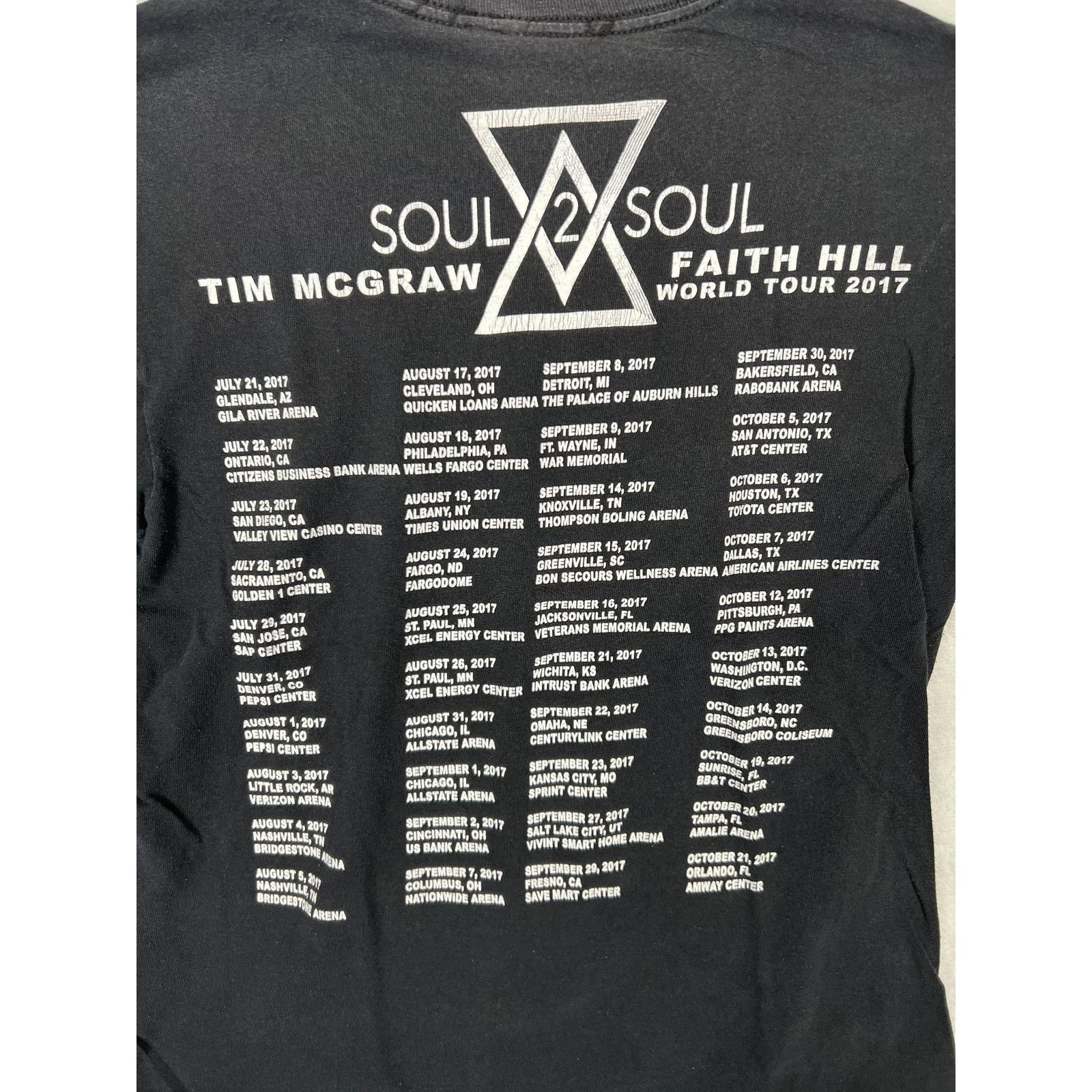 Other Tim McGraw Faith Hill Soul 2 Soul T-Shirt Size Small Black 2 Size US S / EU 44-46 / 1 - 8 Thumbnail