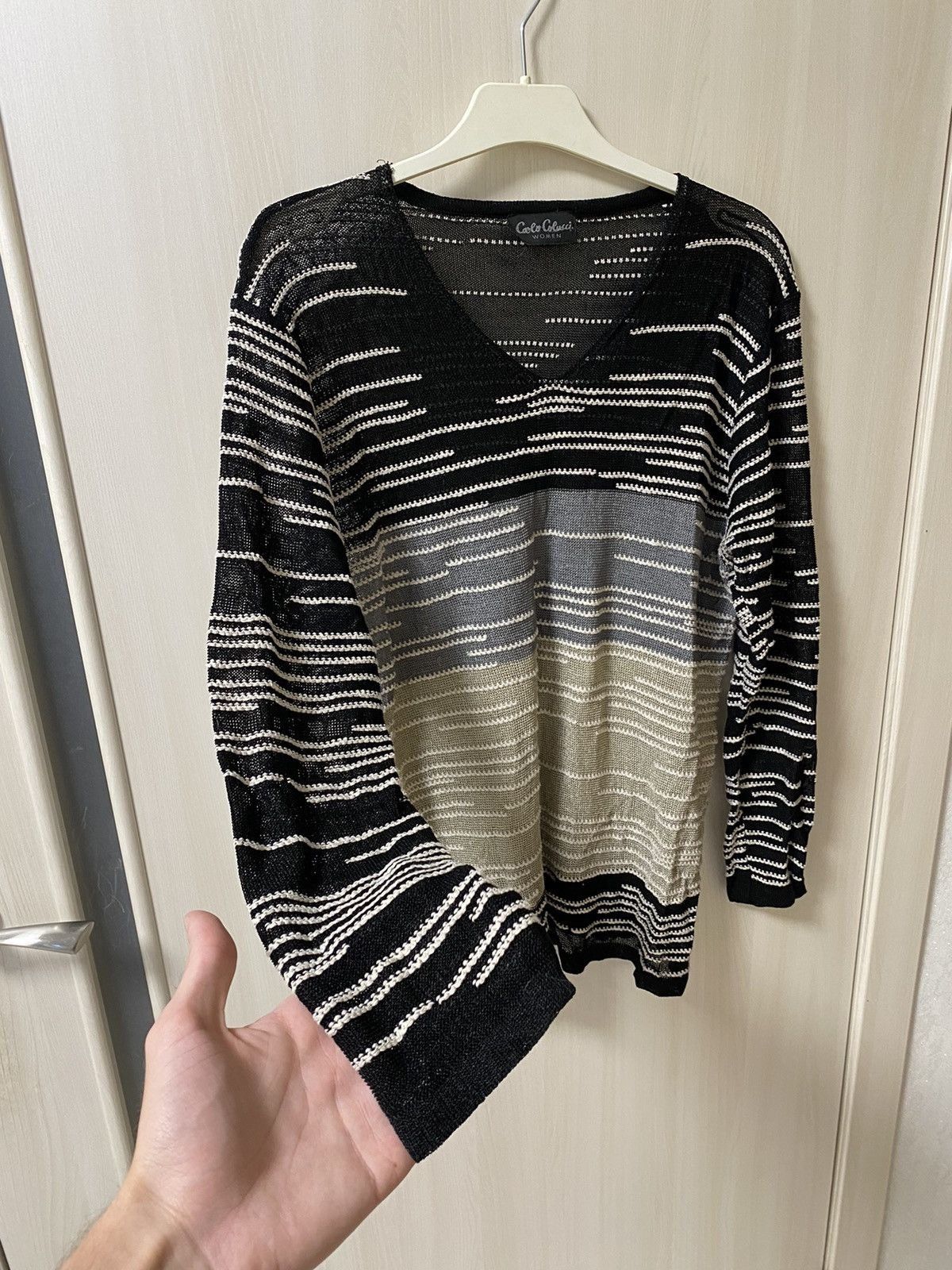 Carlo Colucci Vintage Carlo Colucci sweater blouse Size XL / US 12-14 / IT 48-50 - 7 Thumbnail