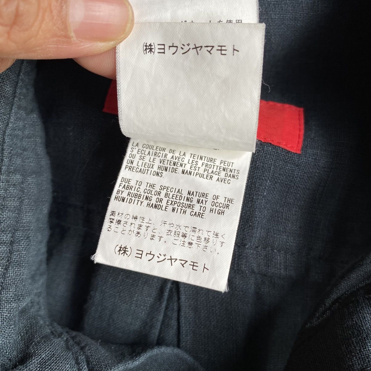 Y's Y’s Yohji Yamamoto Transparent Linen Black Shirt Size XS / US 0-2 / IT 36-38 - 5 Thumbnail
