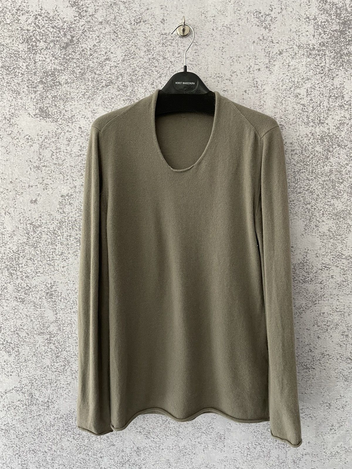 Label Under Construction LUC Beige Angora Primary Sweater Size US L / EU 52-54 / 3 - 1 Thumbnail