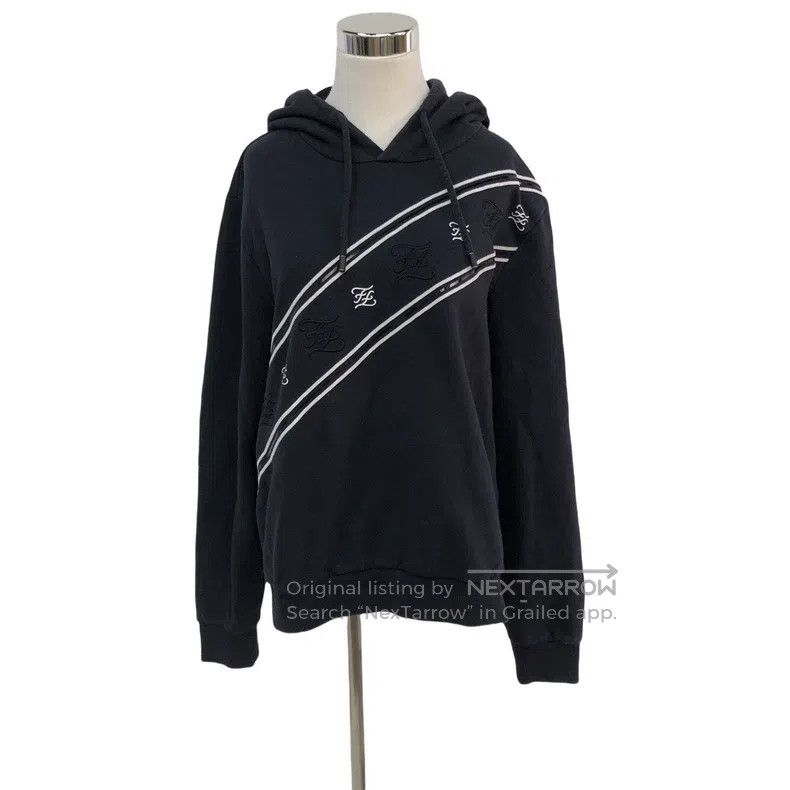 Fendi Fendi Chest Striped Logo Hoodie Size US L / EU 52-54 / 3 - 1 Thumbnail