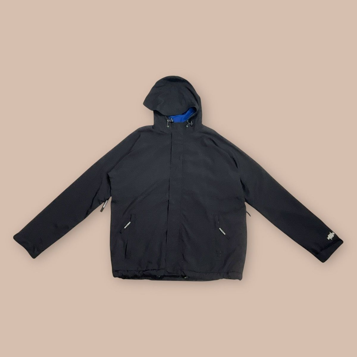 Recon RECON Black Windbreaker Jacket Size US XL / EU 56 / 4 - 4 Thumbnail