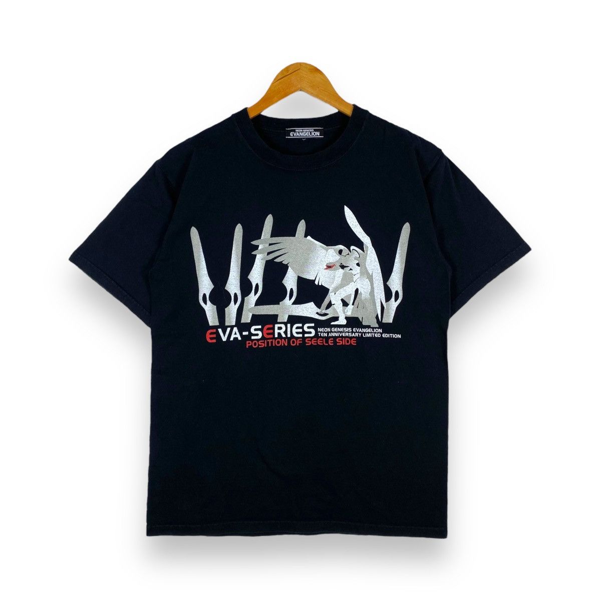 Anime × Vintage Vintage Evangelion EVA-SERIES Position Of Seele Side Tee Size US M / EU 48-50 / 2 - 1 Thumbnail