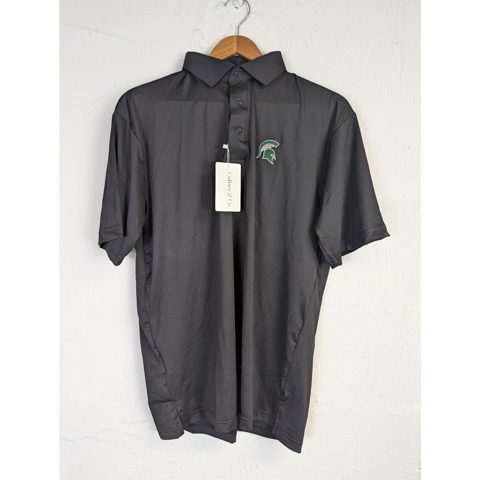 Other Collars & Co Dress Collar Polo Shirt Golf Michigan State Size US M / EU 48-50 / 2 - 2 Thumbnail