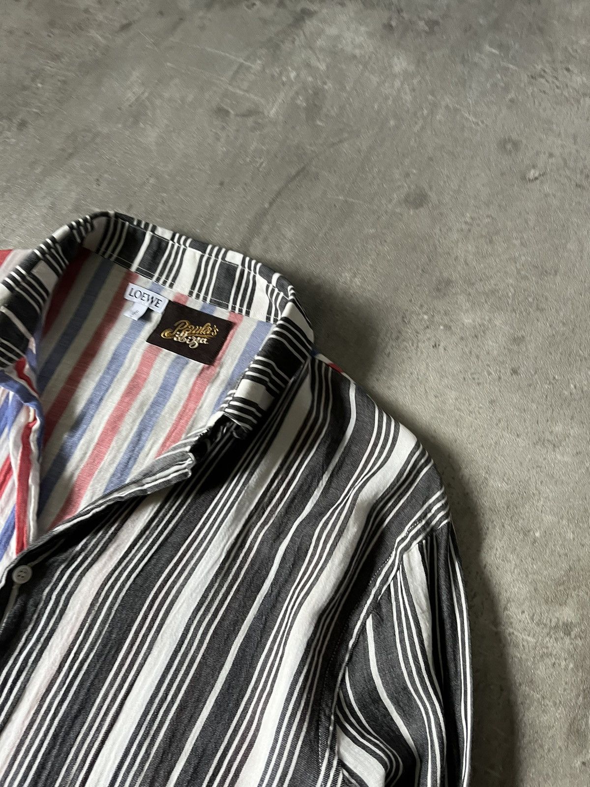 Loewe Loewe Paula’s striped shirt button up red blue white Size M / US 6-8 / IT 42-44 - 9 Thumbnail
