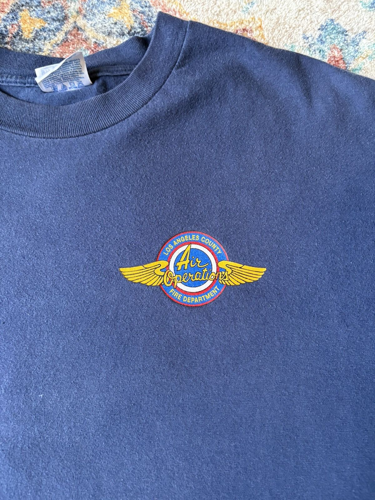Vintage Vintage Los Angeles Fire Department T-shirt Size XL Size US XL / EU 56 / 4 - 4 Thumbnail