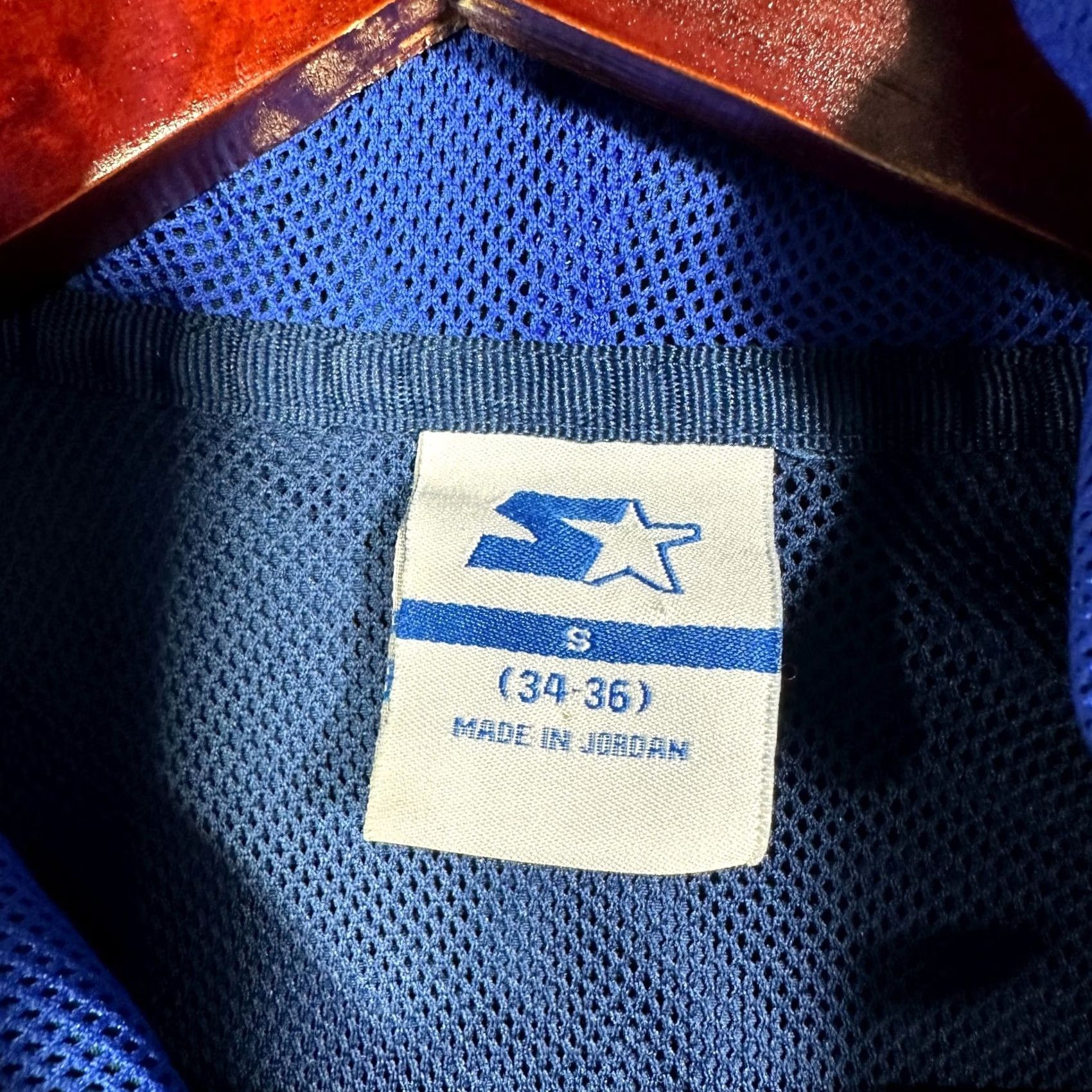 Starter Starter Jacket Windbreaker Zip Hood Pockets Logo 90s Blue Mens Small S Reg Regular Vintage? Size US S / EU 44-46 / 1 - 5 Thumbnail