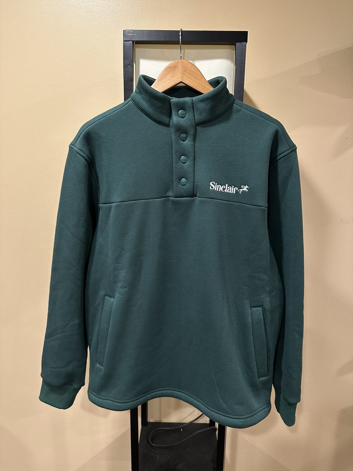 Sinclair Global “The Texture” Forest Green Pullover Jacket