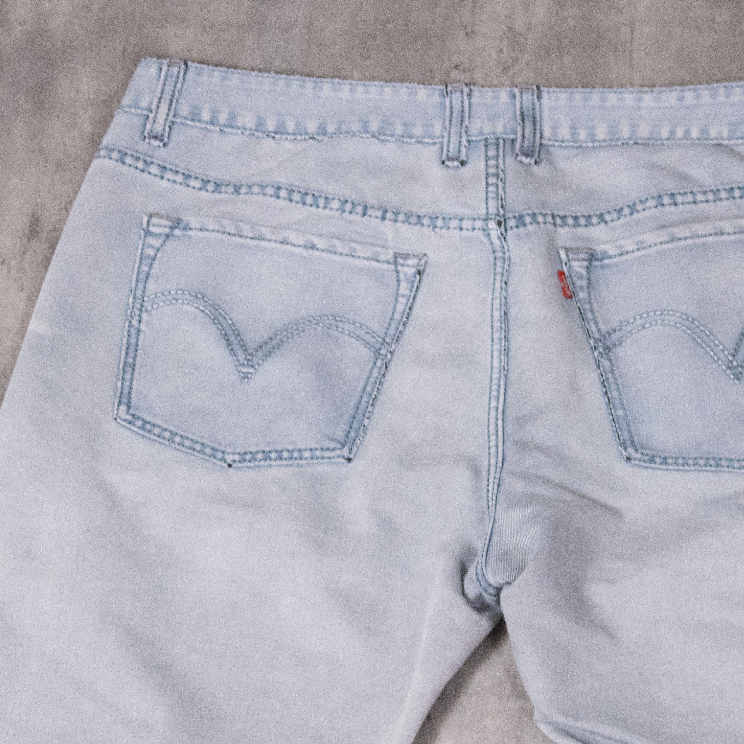 Levi's Vintage Clothing × Vintage Y2K 2000's Levis 514 Lightwash Baggy Fit Wide Denim Pant's Size US 37 - 19 Thumbnail