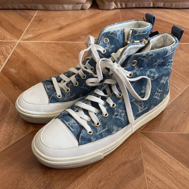 Louis Vuitton Louis Vuitton Stellar Casual Sneakers in Blue -2508 Size US 6.5 / EU 39-40 - 1 Thumbnail