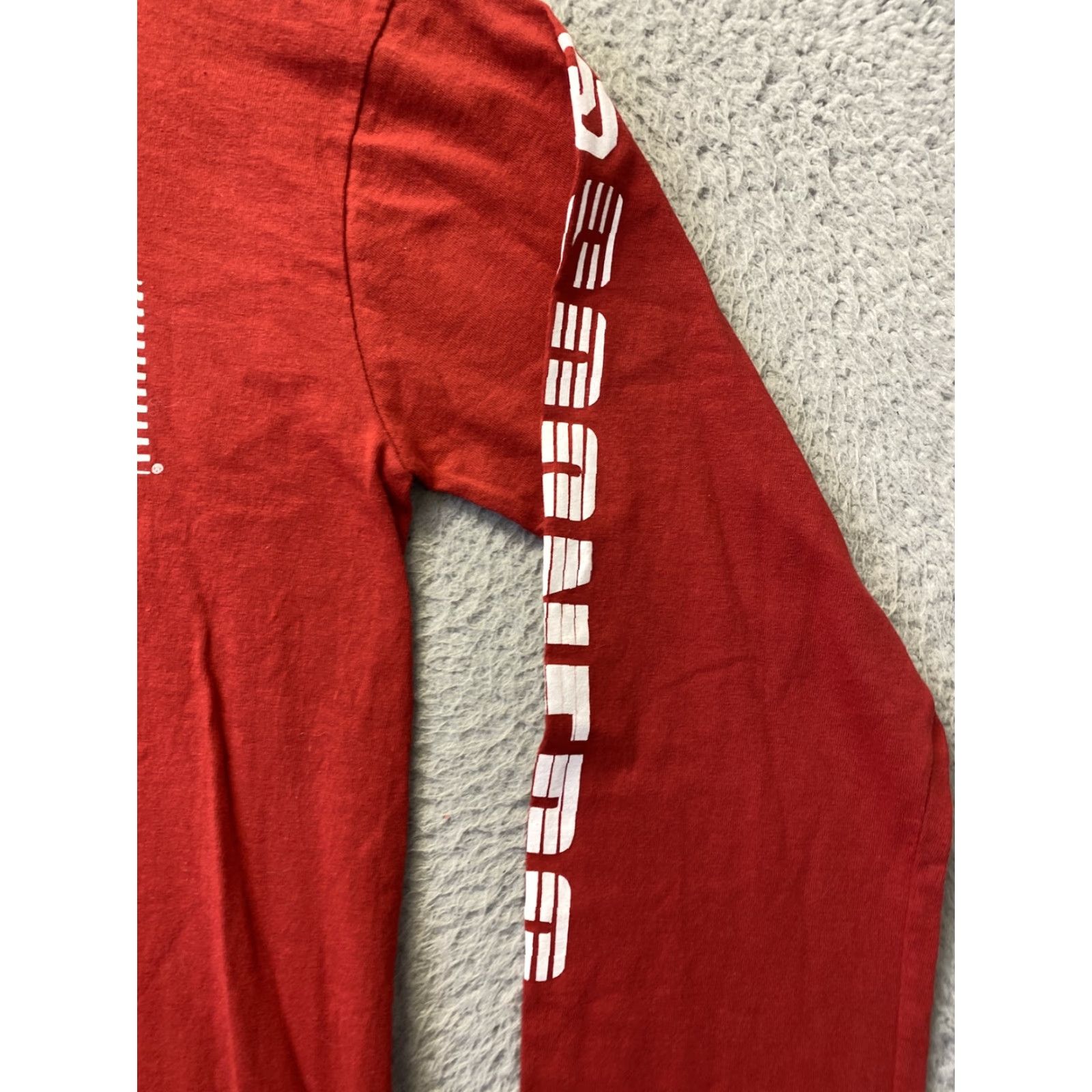 Vintage Knight Oklahoma Sooners Collegiate Long Sleeve Shirt Adult M Red Size US M / EU 48-50 / 2 - 3 Thumbnail