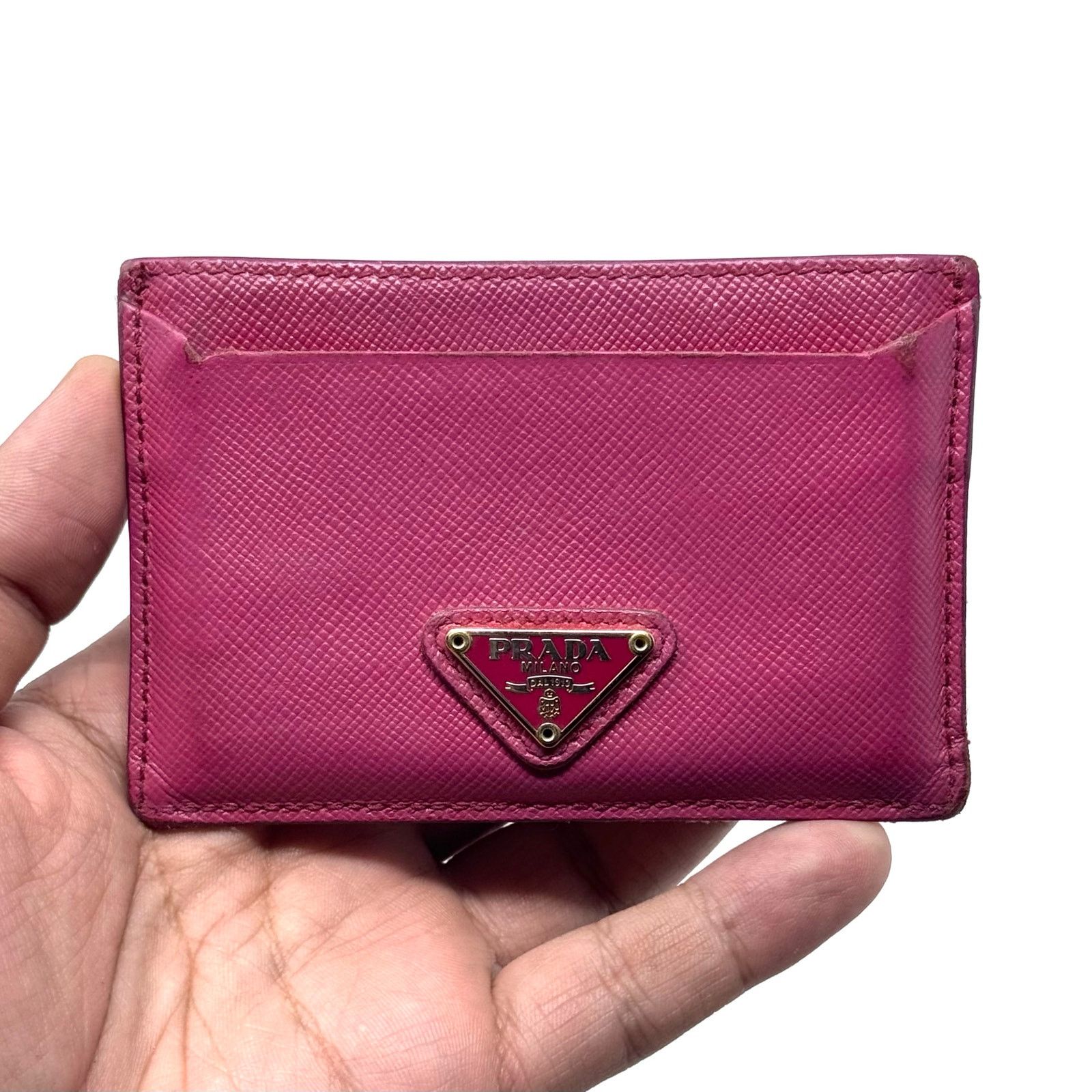 Prada Prada Pink Cardholder Wallet Size ONE SIZE - 4 Thumbnail