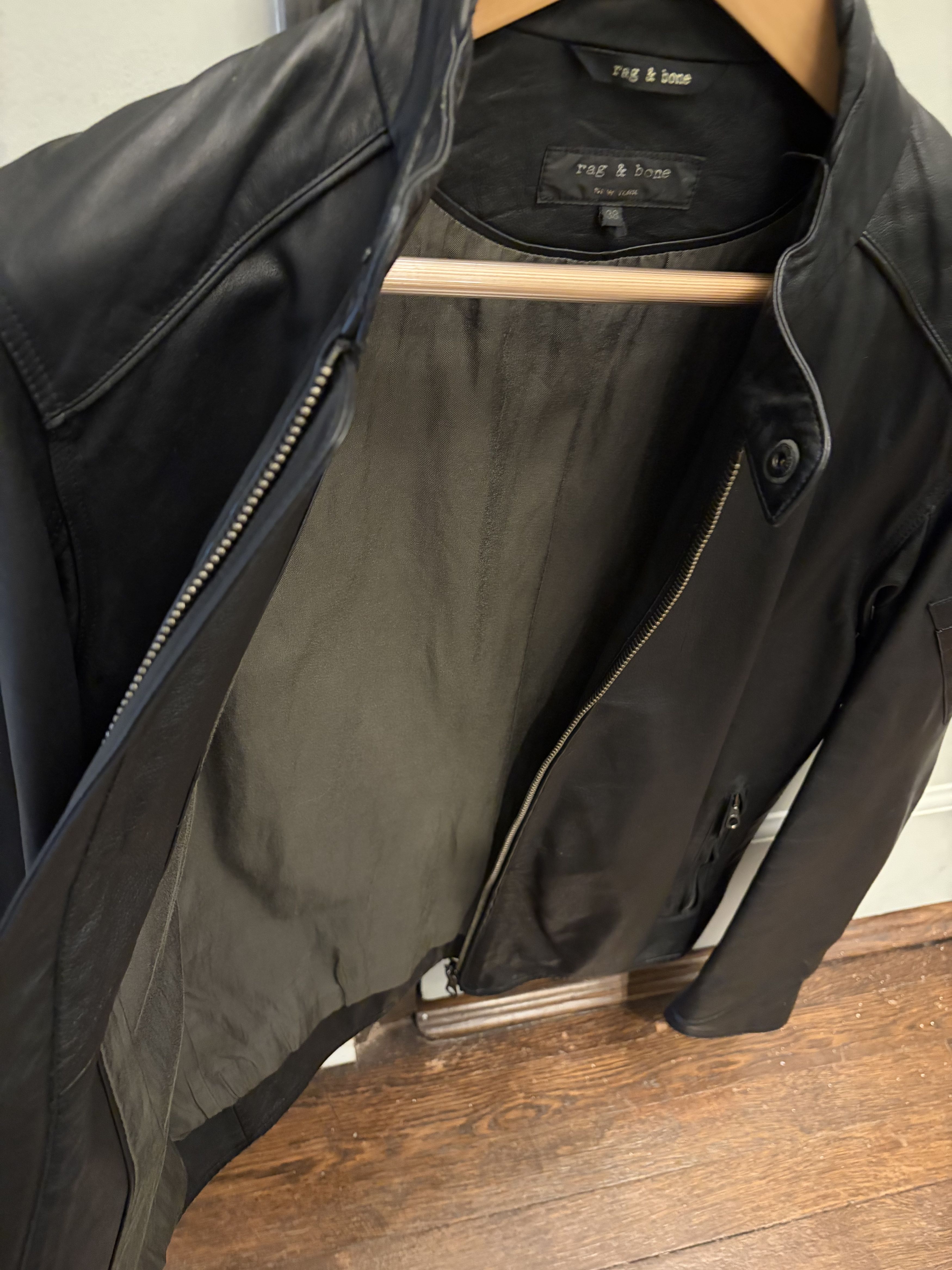 Rag & Bone Rag & Bone leather Cafe Racer jacket Size US S / EU 44-46 / 1 - 7 Thumbnail