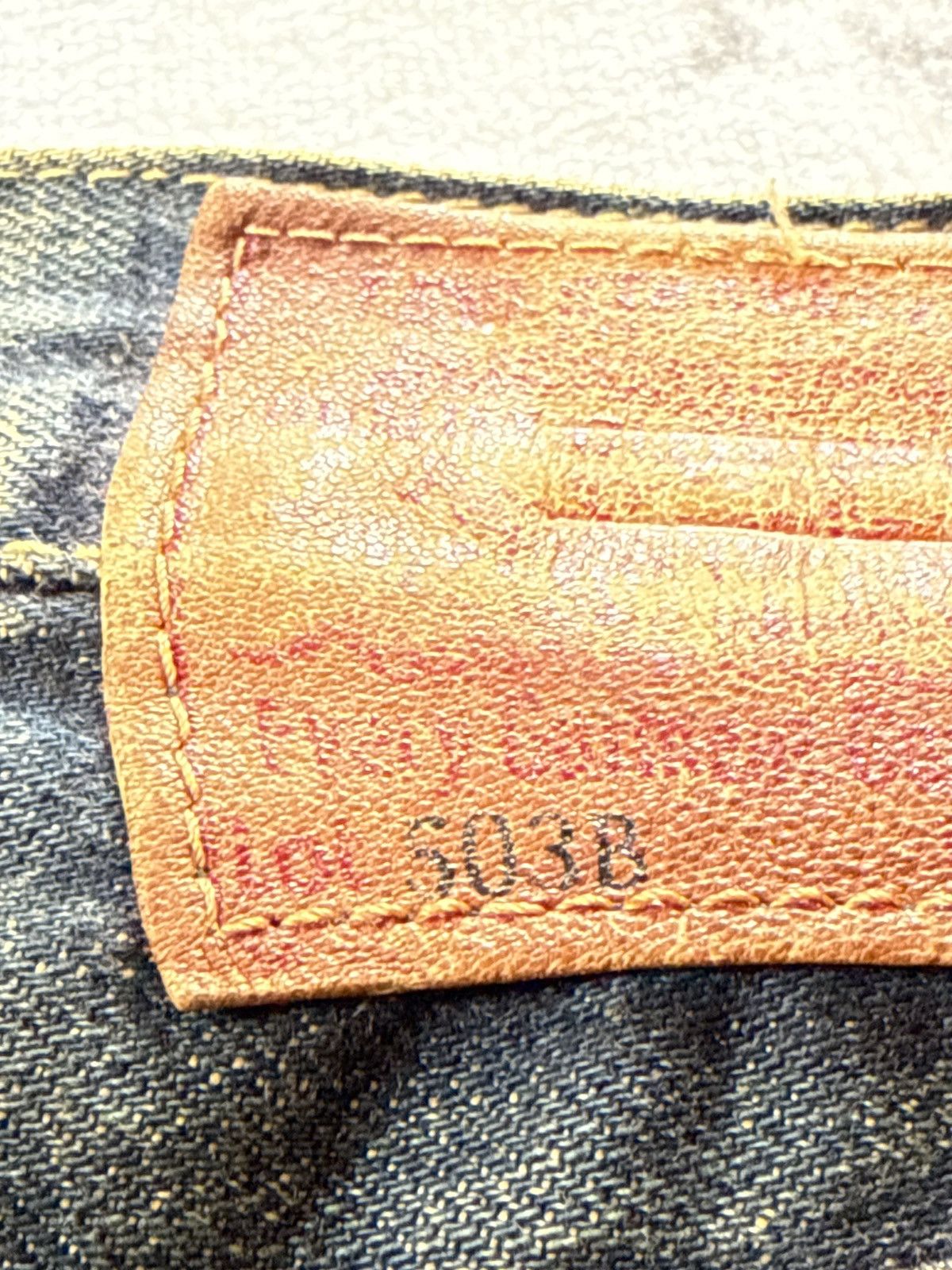 Levi's Vintage LEVIS Big E Lot 503B Mud Wash Baggy Selvedge Jeans Size US 32 / EU 48 - 14 Thumbnail