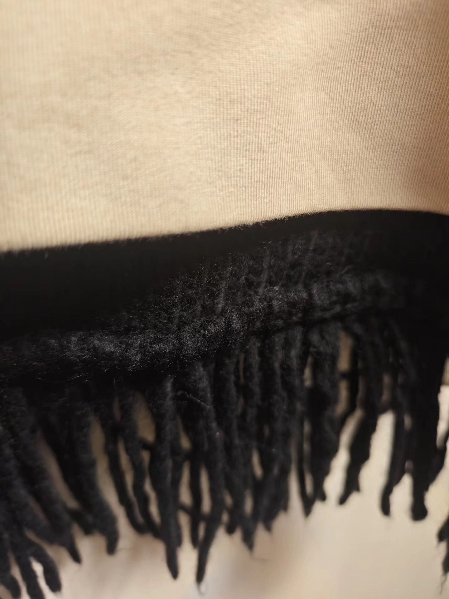 Palm Angels Palm Angels embroidered fringe sweatshirt Size US XS / EU 42 / 0 - 4 Thumbnail