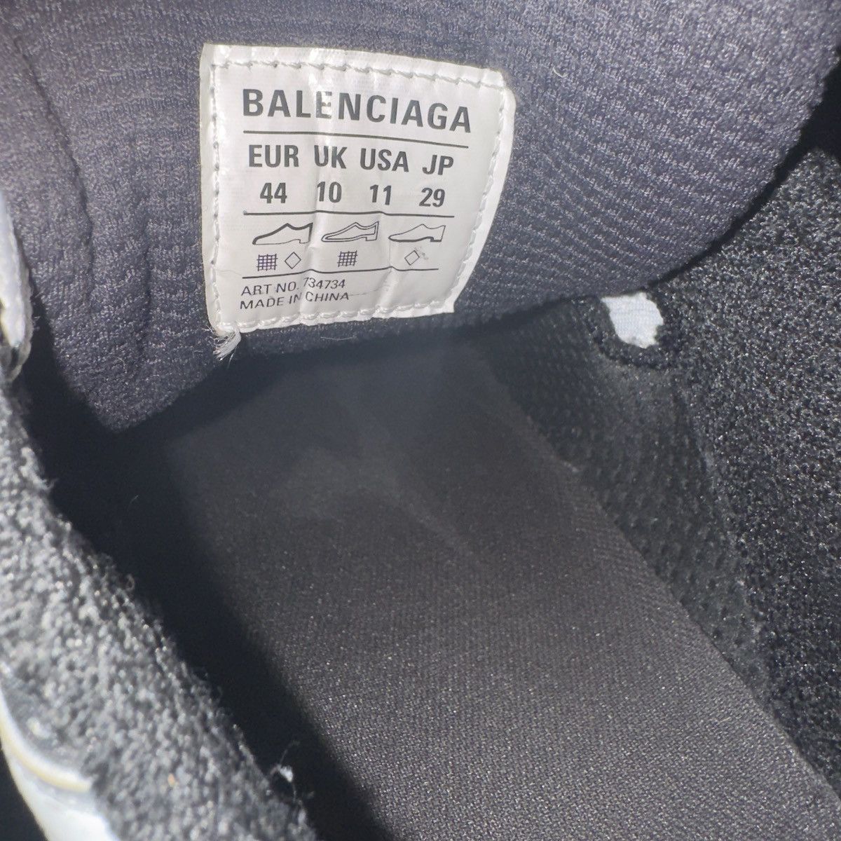Balenciaga Balenciaga 3XL Black/White Mesh Size 44 Size US 11 / EU 44 - 9 Thumbnail