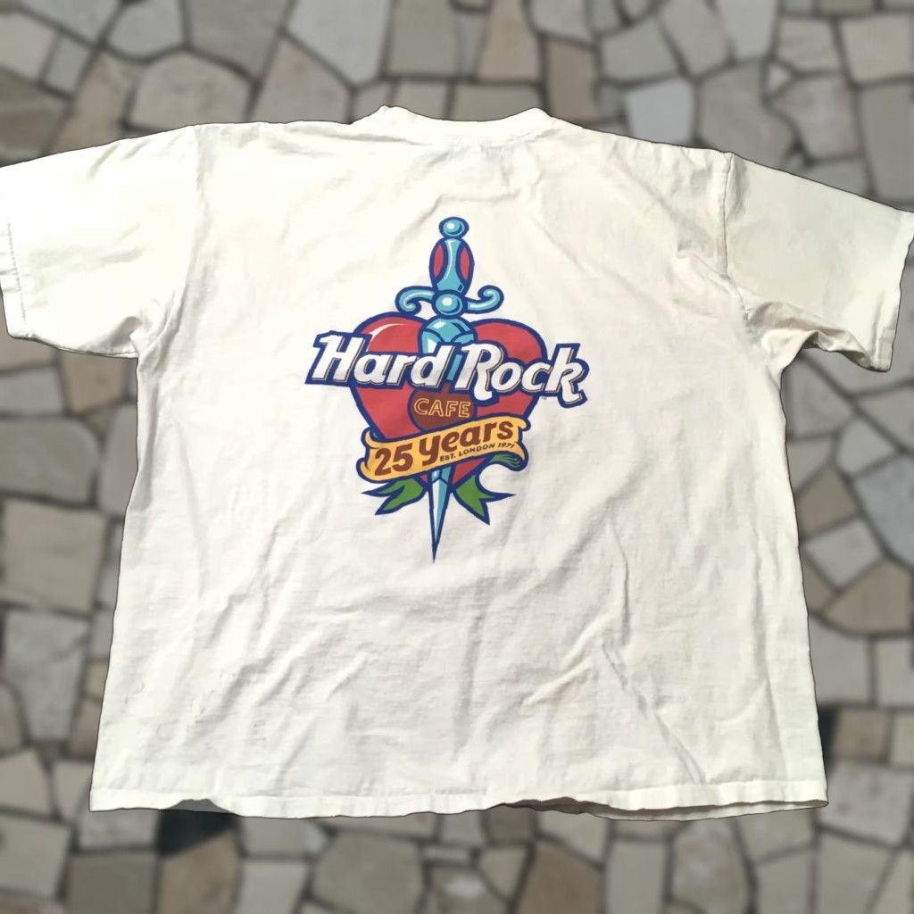 Hard Rock Cafe VINTAGE Hard Rock Cafe White T-Shirt XL 90s Y2K Short Sleeve Cotton Logo Men’s/Womens Shirt Size US XL / EU 56 / 4 - 1 Thumbnail