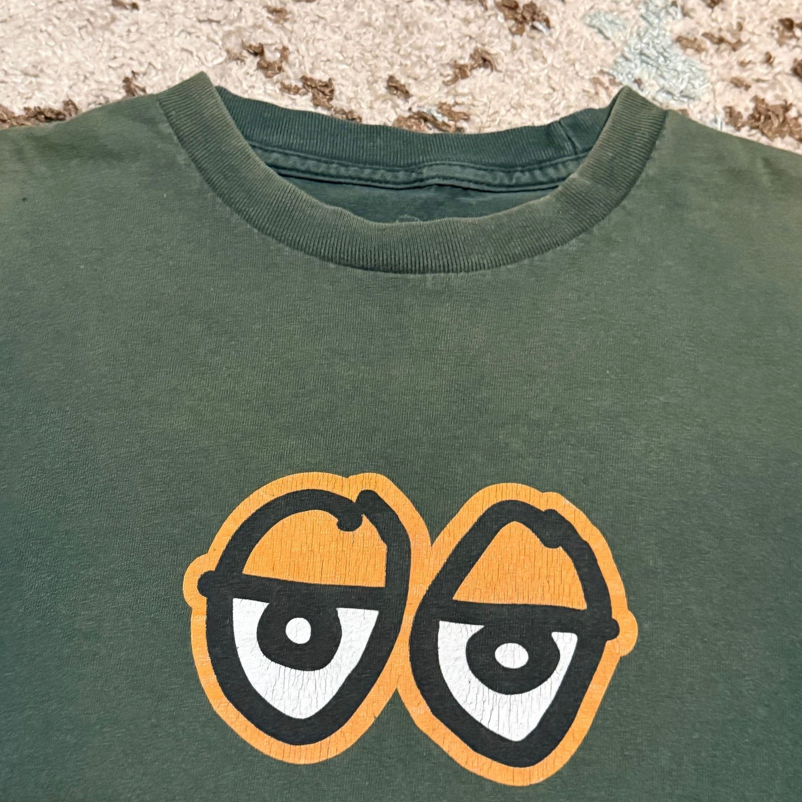 Krooked Krooked Skateboards Eyes Logo Shirt Medium Faded Skater Size US M / EU 48-50 / 2 - 2 Thumbnail