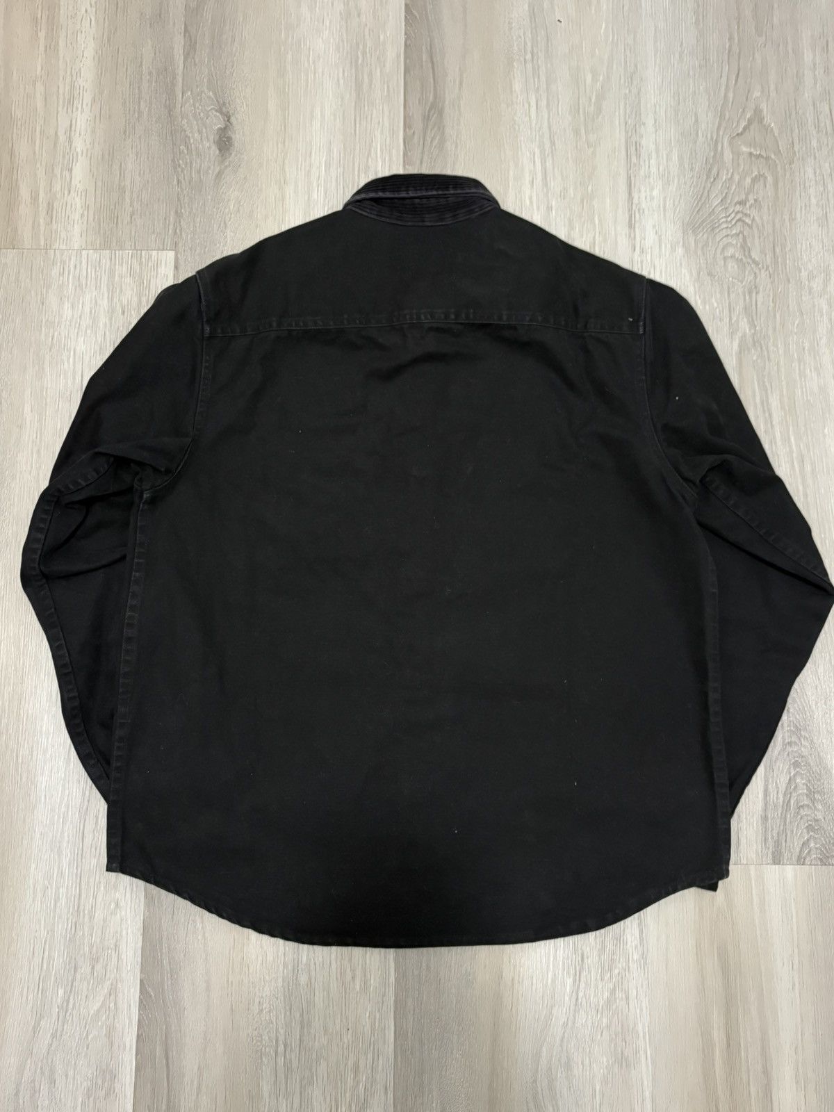 Supreme Supreme Script Canvas Snap Shirt FW19 Black Size US S / EU 44-46 / 1 - 3 Thumbnail