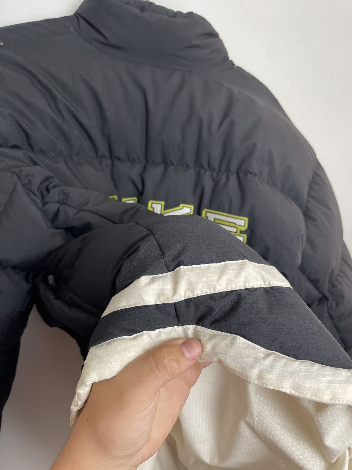 Nike × Vintage Nike vintage two side puffer reversible down jacket rare Y2K Size US L / EU 52-54 / 3 - 3 Thumbnail