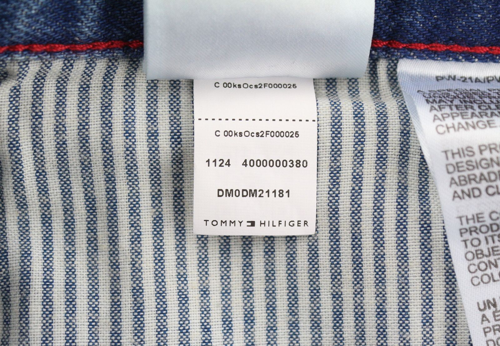 Tommy Hilfiger OTIS W36/L32 Blue Faded Regular Straight Jeans 87466 Size US 36 / EU 52 - 10 Thumbnail