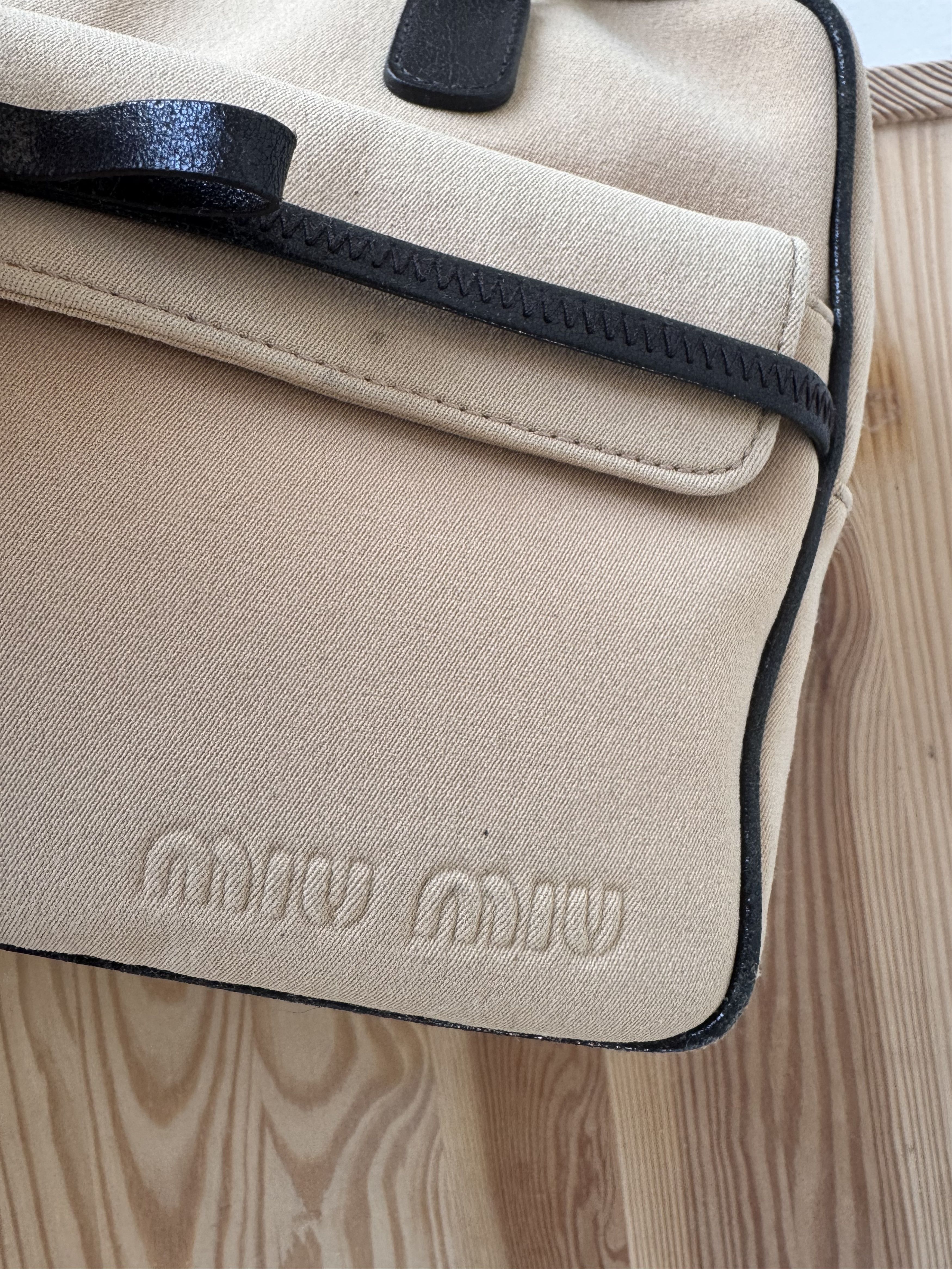 Miu Miu miu miu fall/winter 2000 canvas handbag Size ONE SIZE - 6 Thumbnail