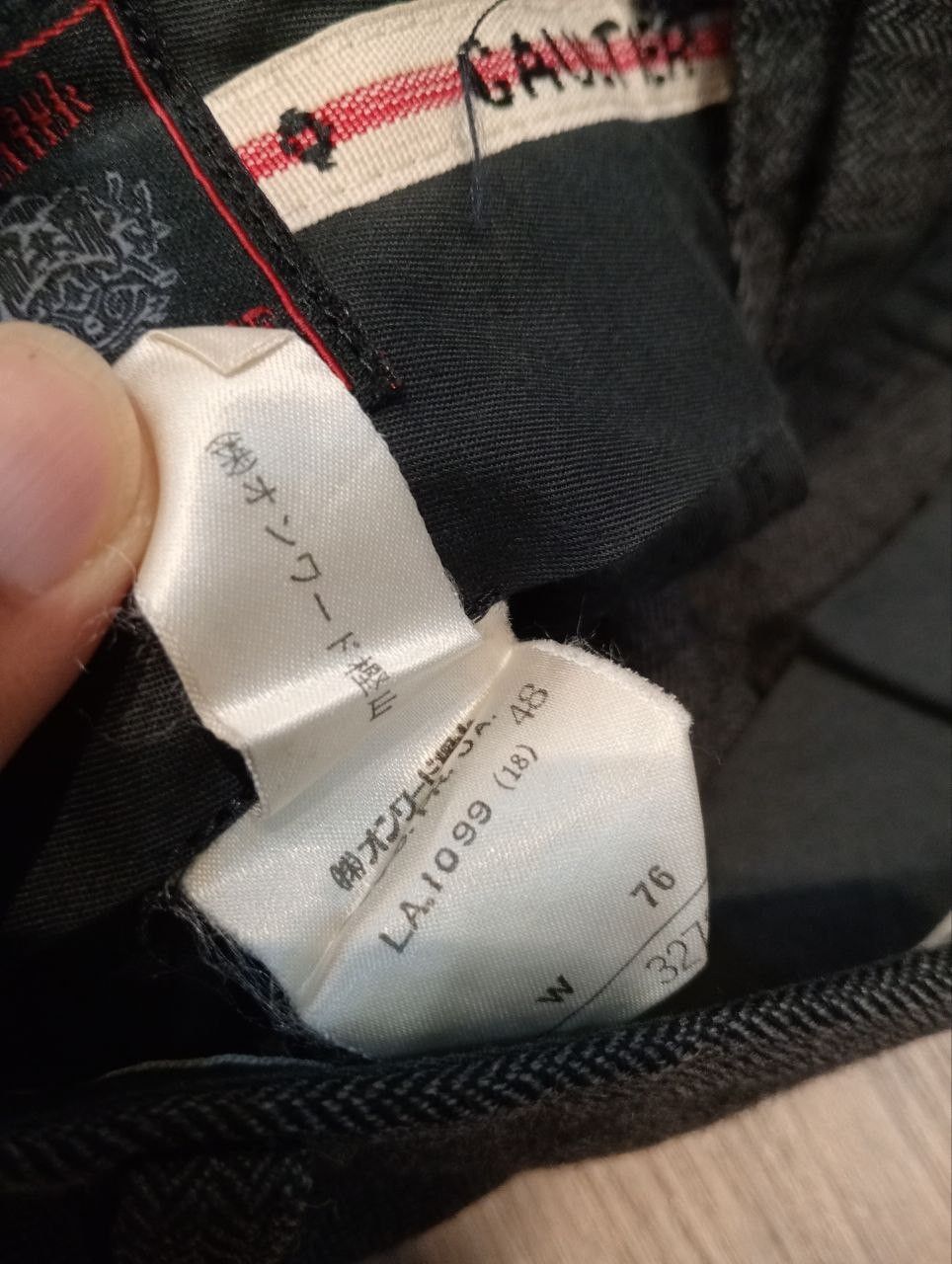 Jean Paul Gaultier VINTAGE JEAN PAUL GAULTIER CLASSIQUE WOOL TROUSER PANTS Size US 30 / EU 46 - 7 Thumbnail