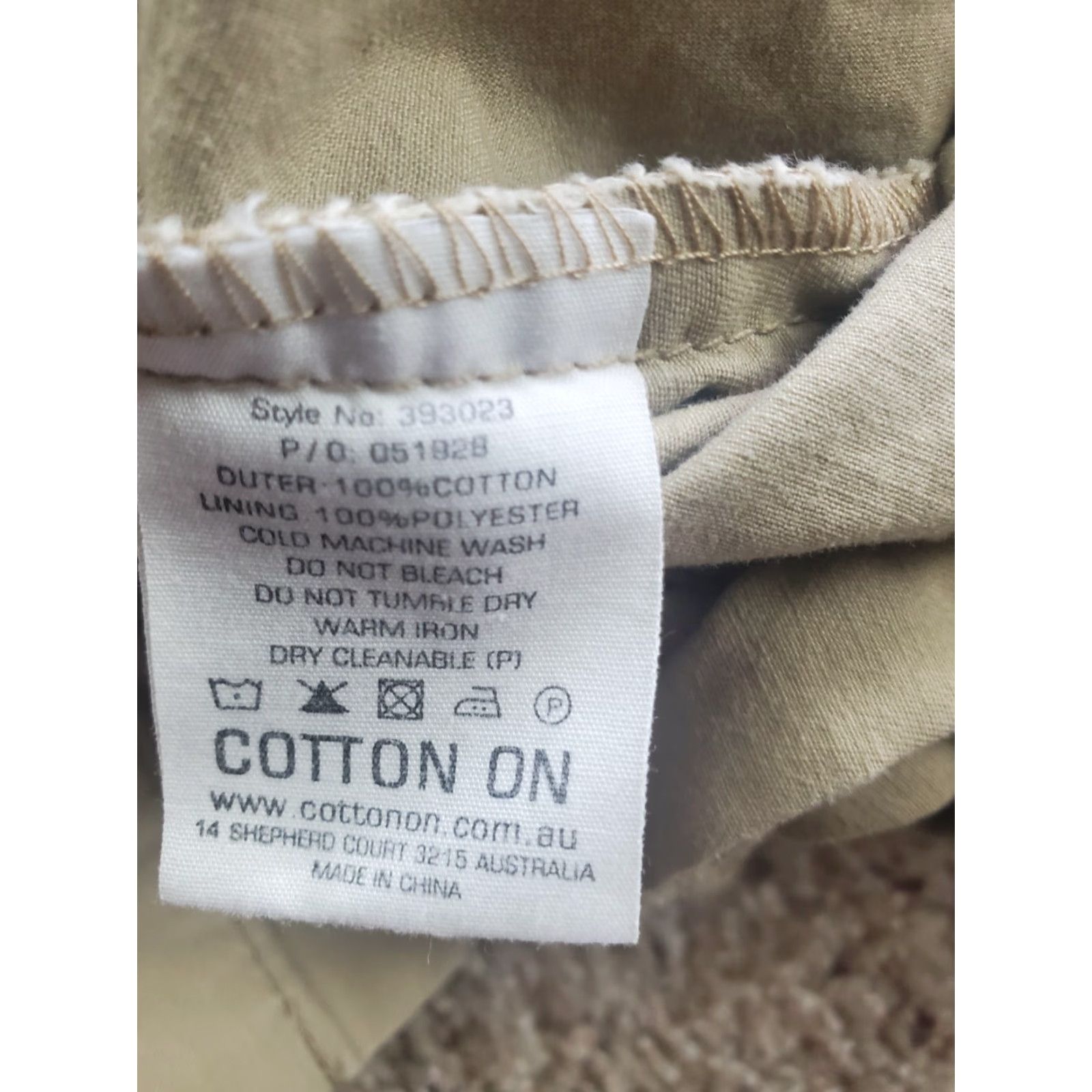 Cotton On Cotton On Jacket Womens Military Twill Pockets Large L Beige Khaki Cotton Outer Shell Size L / US 10 / IT 46 - 7 Thumbnail