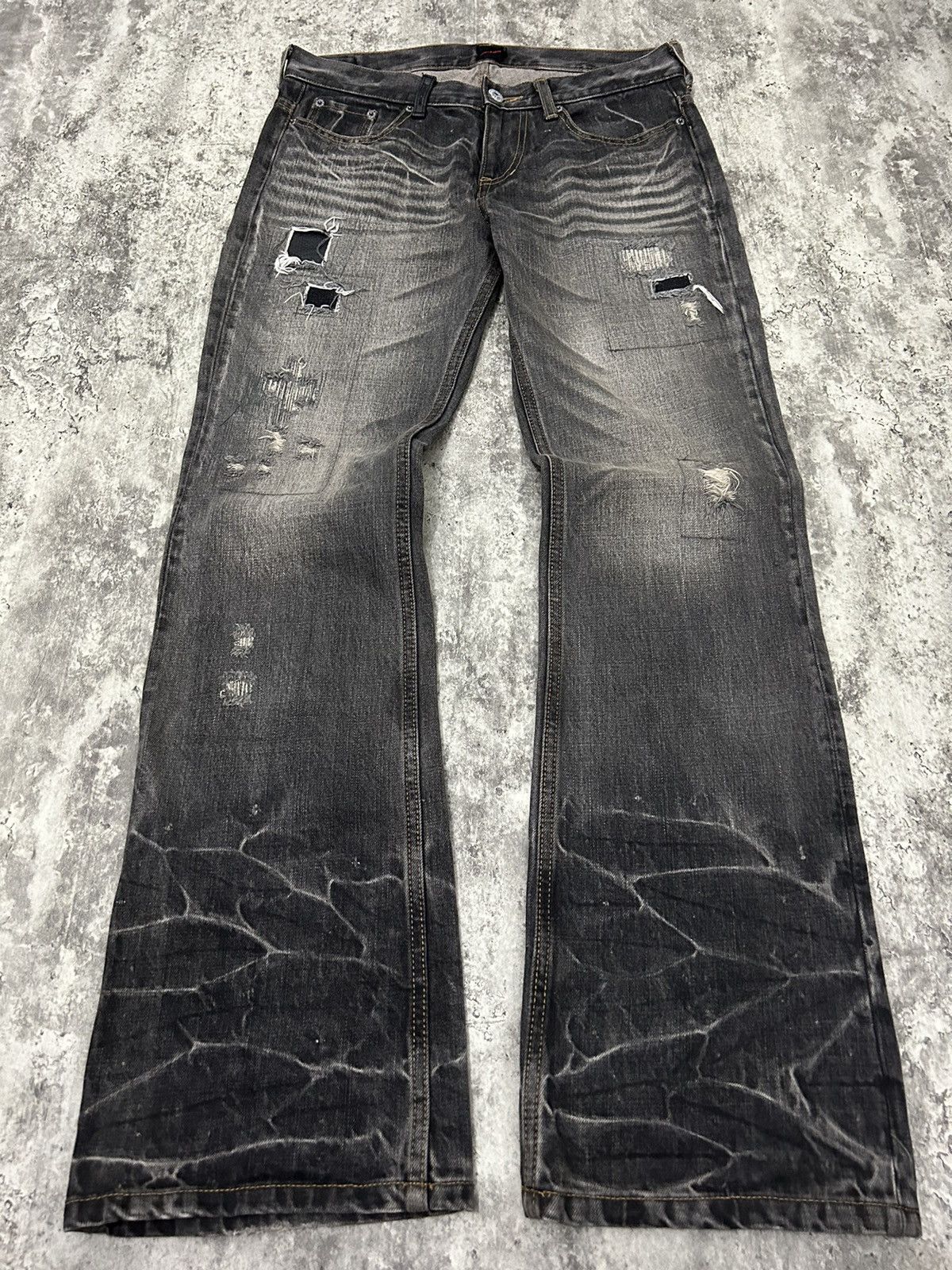 If Six Was Nine Jackrose Number Nine Tornado Mart style Denim Size US 33 - 4 Thumbnail