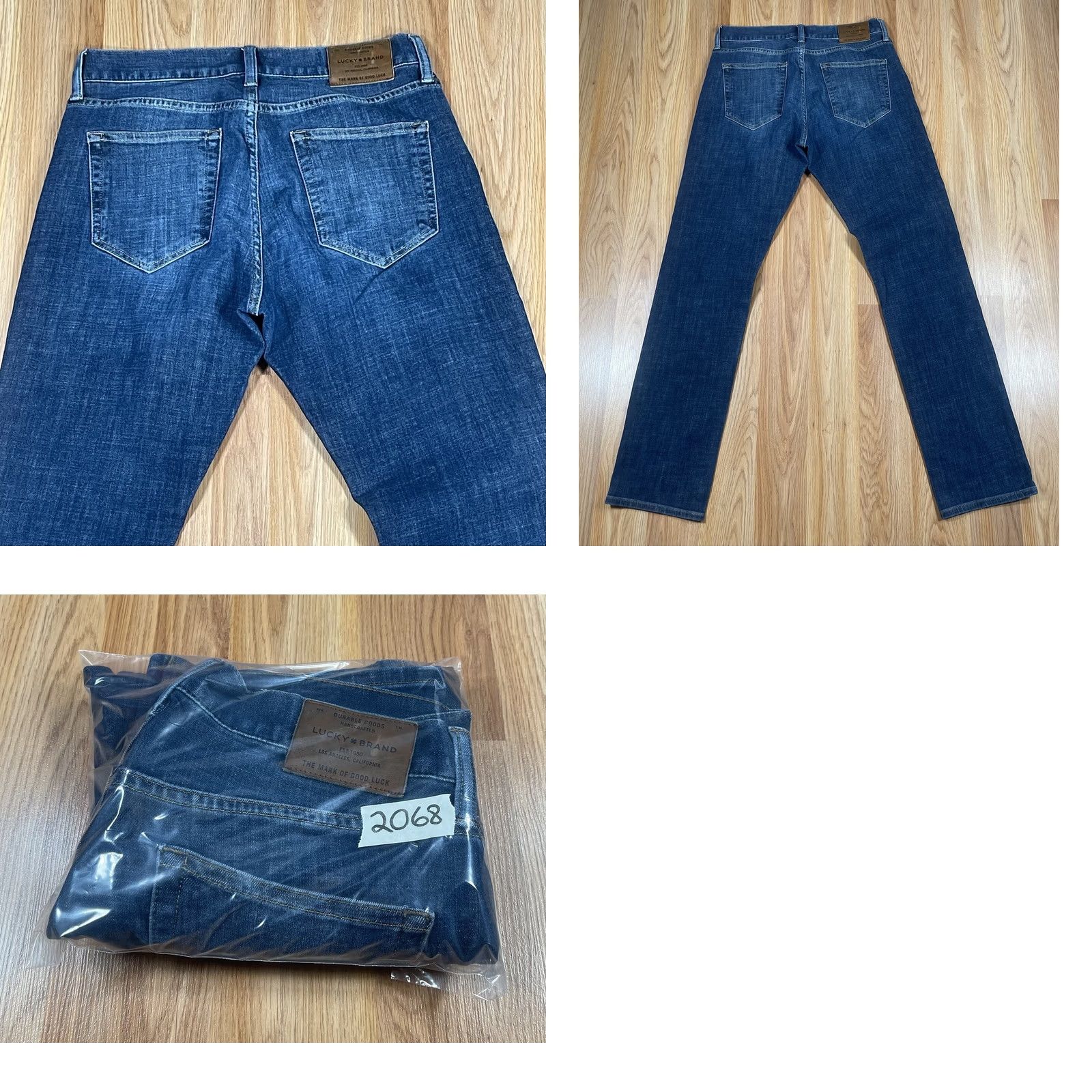 Lucky Brand Lucky Brand Jeans 121 Slim Leg Fit Blue Denim Stretch Pants Mens 30Wx32L Size US 30 / EU 46 - 10 Thumbnail